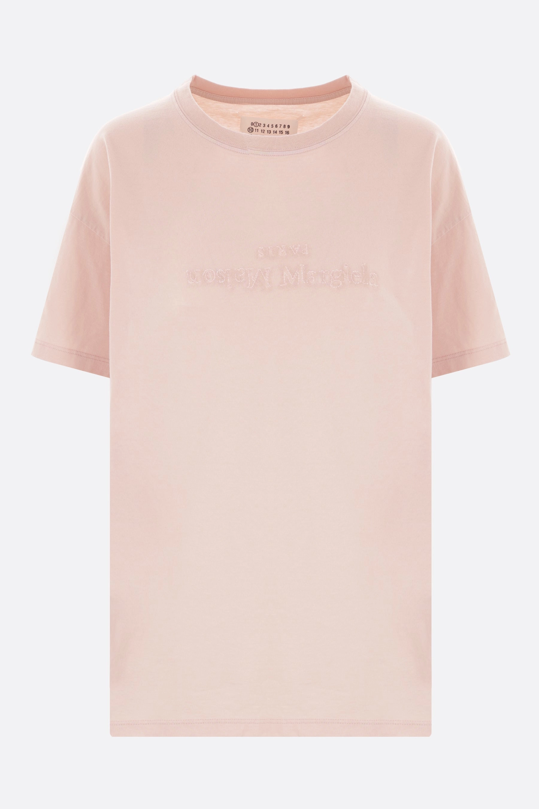 logo embroidered cotton t-shirt