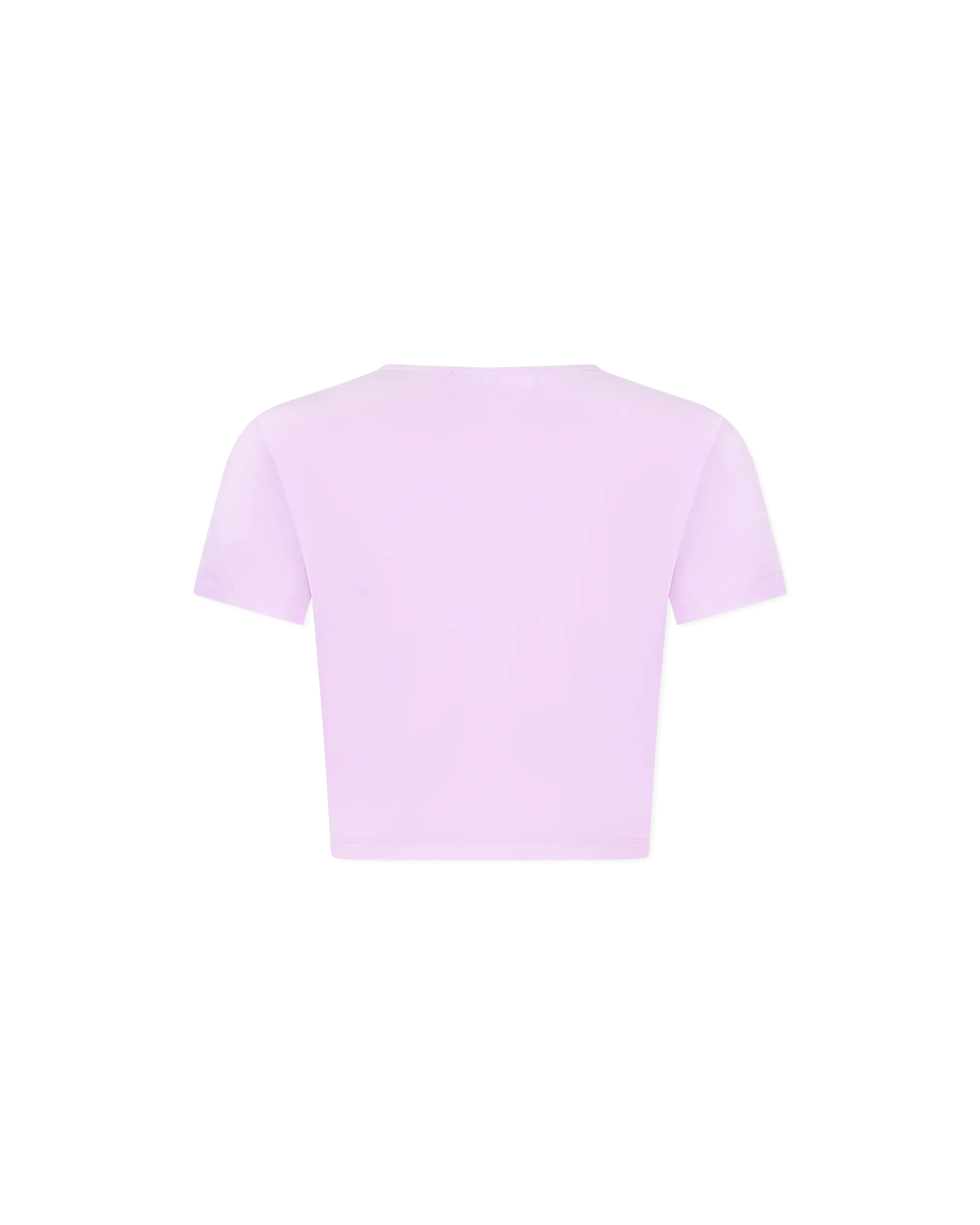 Logo Print Cropped T-Shirt