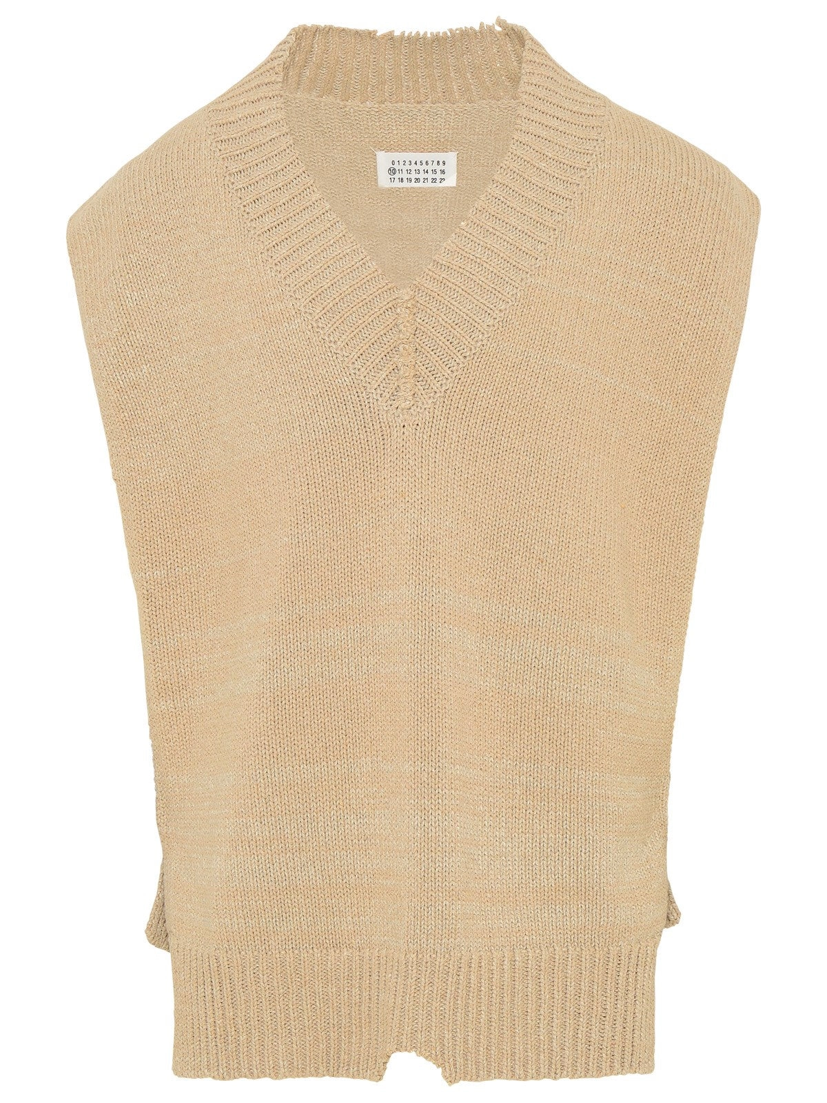 Maison Margiela Distressed V-Neck Vest
