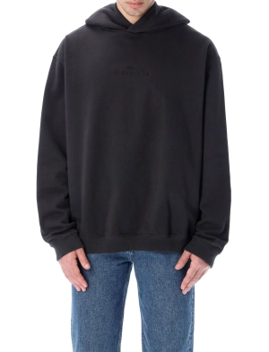Maison Margiela Logo Detailed Long-Sleeved Hoodie