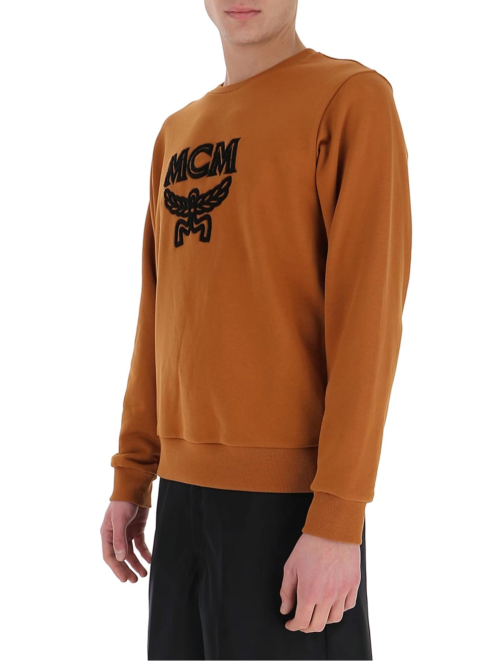 MCM Logo Embroidered Crewneck Sweater