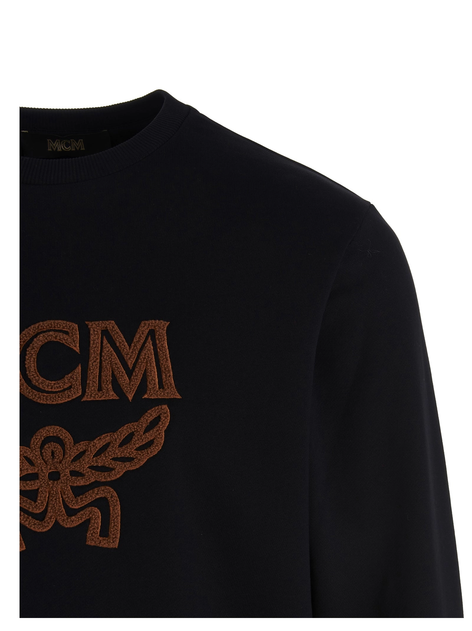 MCM Logo Embroidered Crewneck Sweater