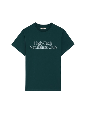 Mens High-Tech Naturalists Club T-shirt—foliage green