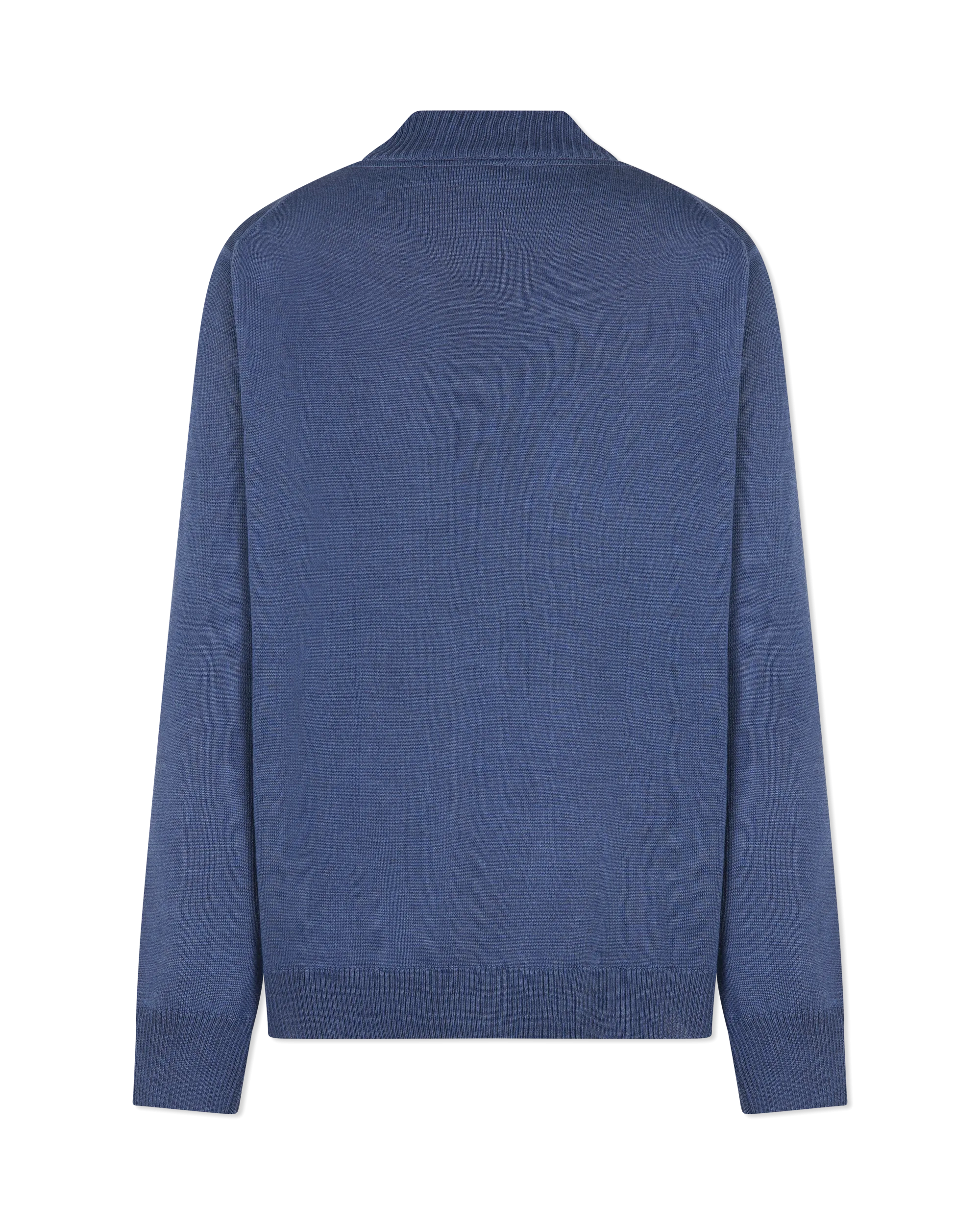 Merino Wool Zipped Cardigan