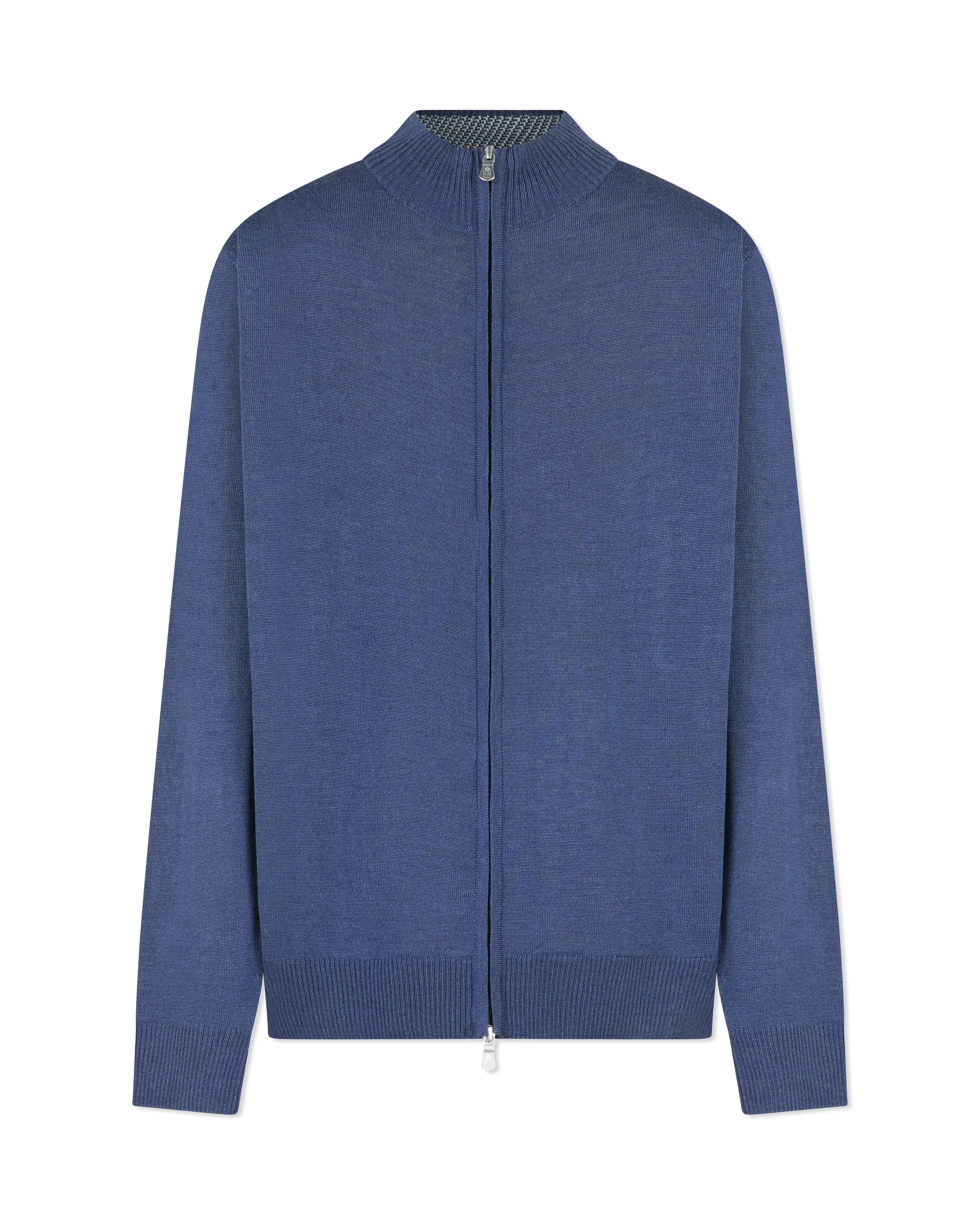 Merino Wool Zipped Cardigan
