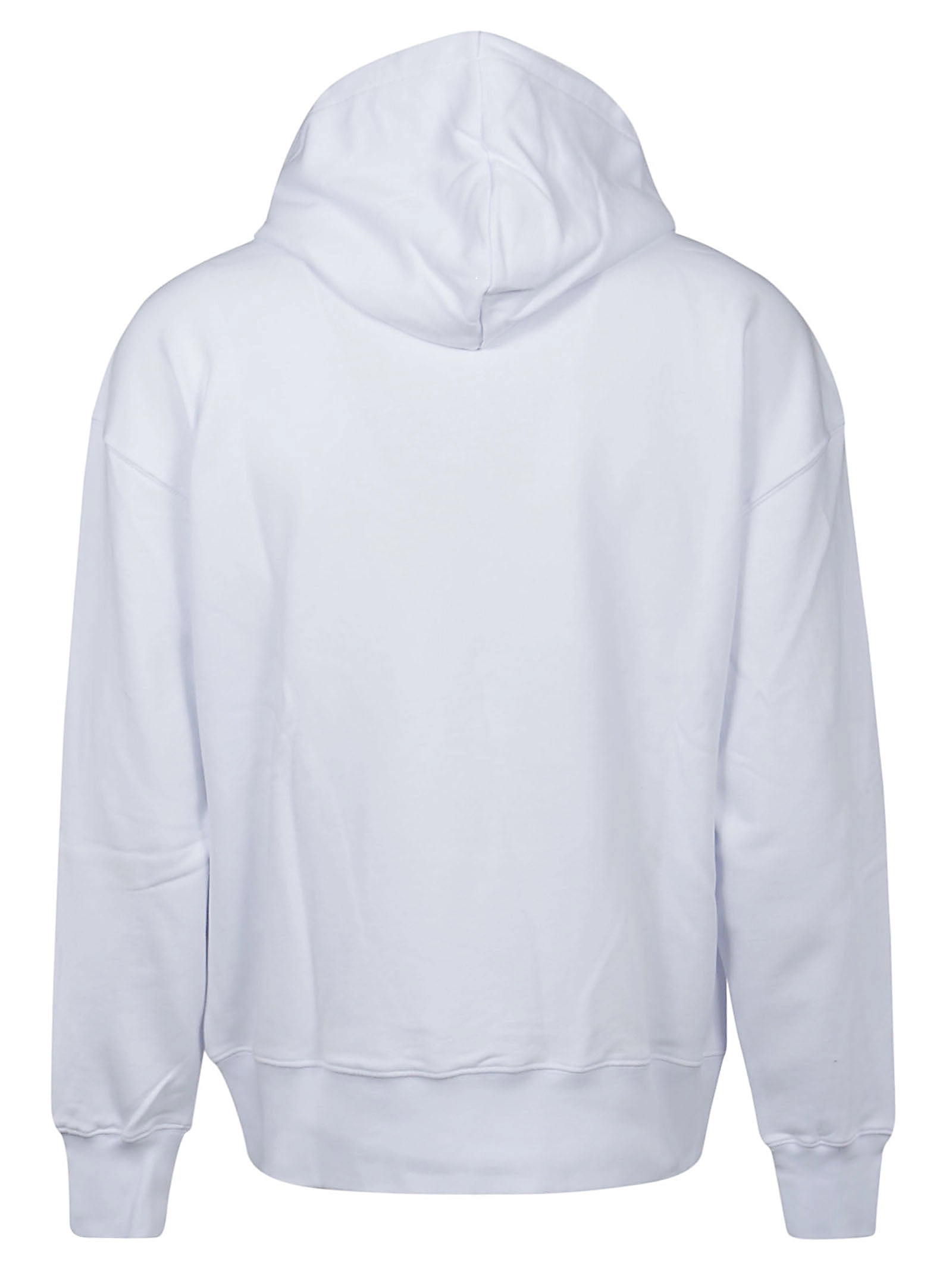 MSGM Logo Printed Drawstring Hoodie