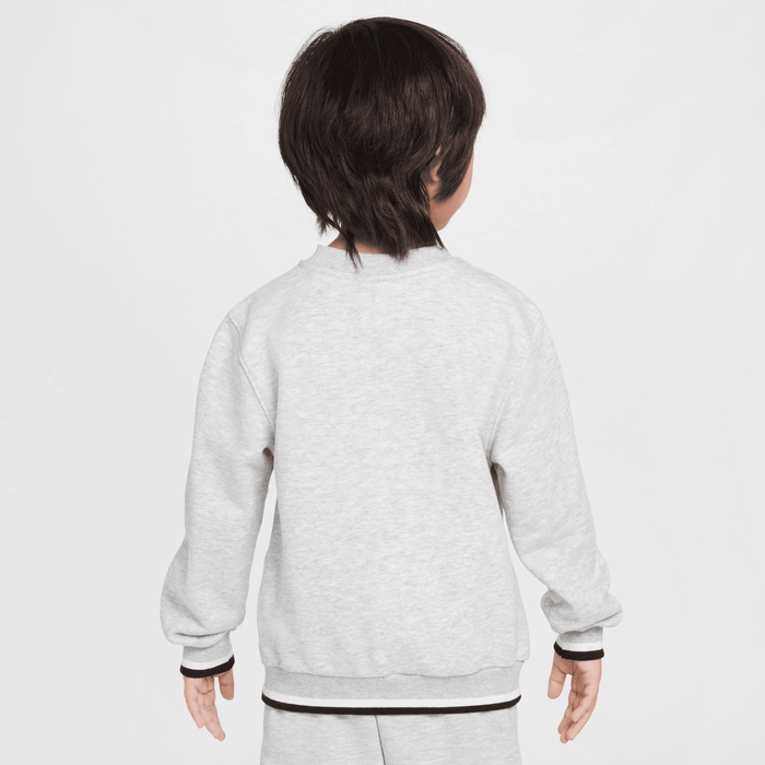 NIKE KID'S OUTSIDE THE LINE FRENCH TERRY GREY SWEATSHIRT