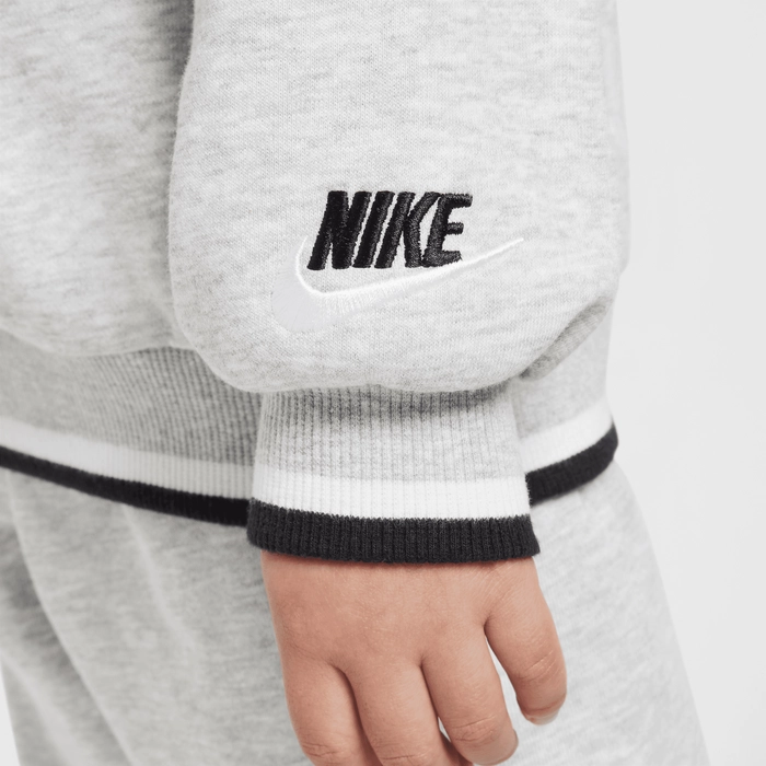 NIKE KID'S OUTSIDE THE LINE FRENCH TERRY GREY SWEATSHIRT