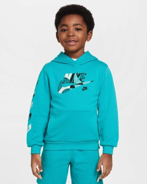 NIKE KID'S OUTSIDE THE LINES FRENCH TERRY DUSTY CACTUS HOODIE