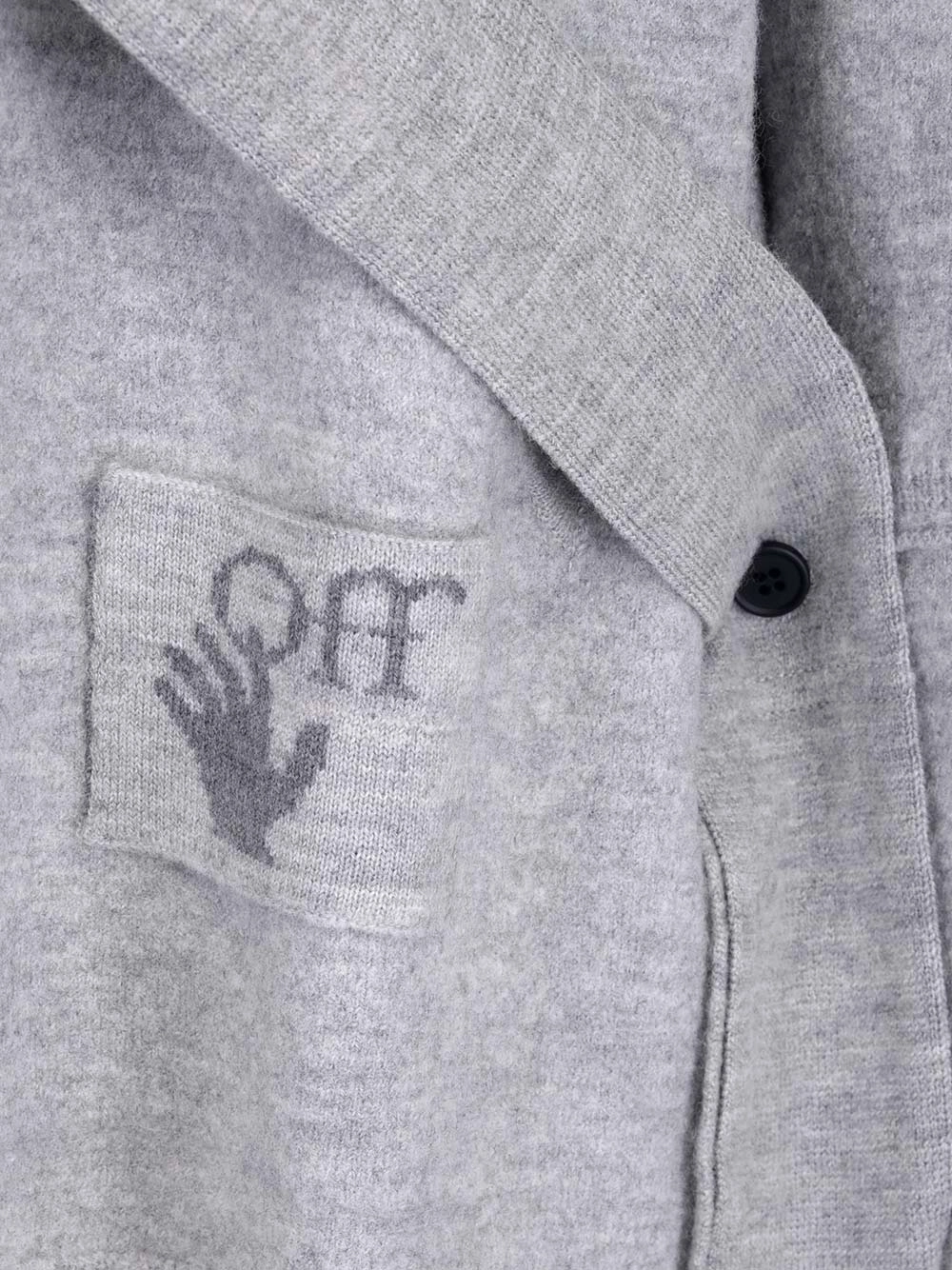 Off-White Logo Patch Drawstring Hoodie