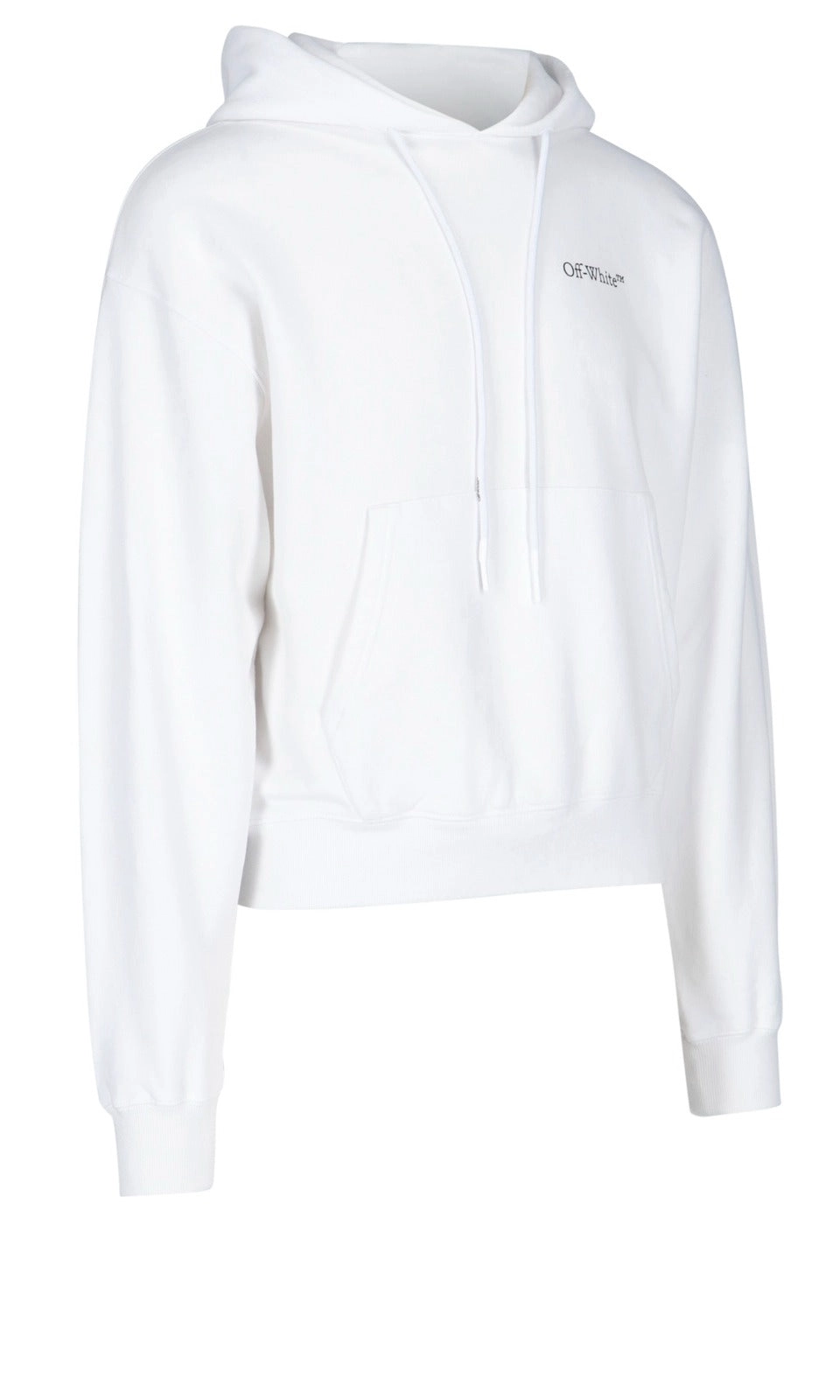 Off-White Logo Printed Drawstring Hoodie