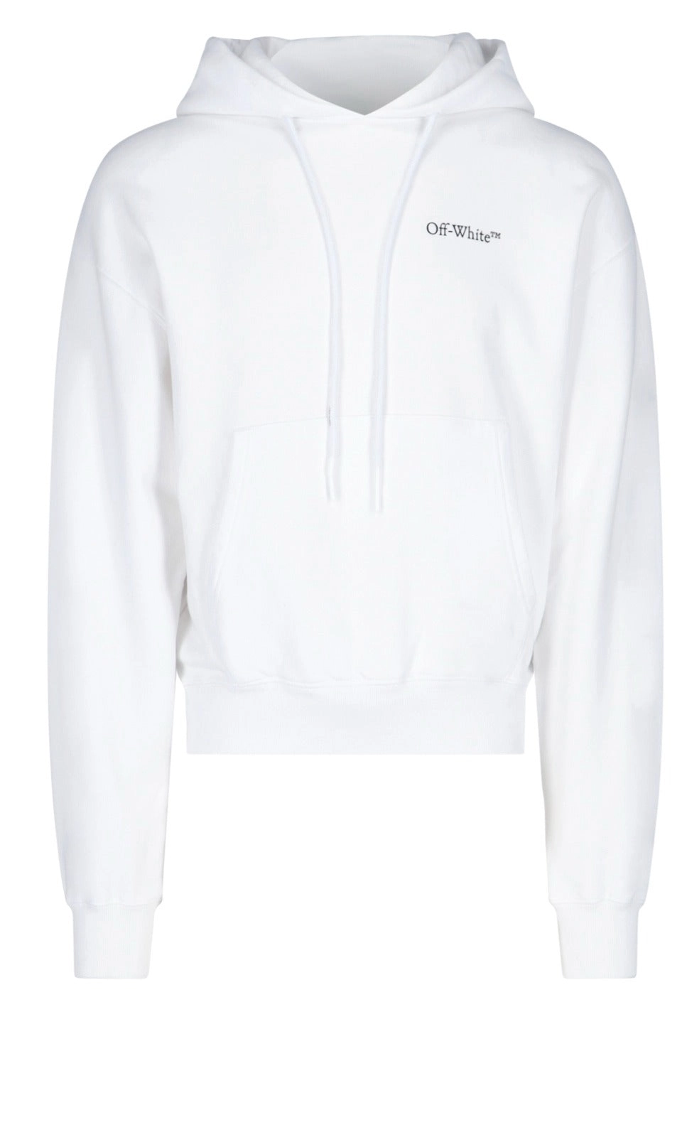 Off-White Logo Printed Drawstring Hoodie