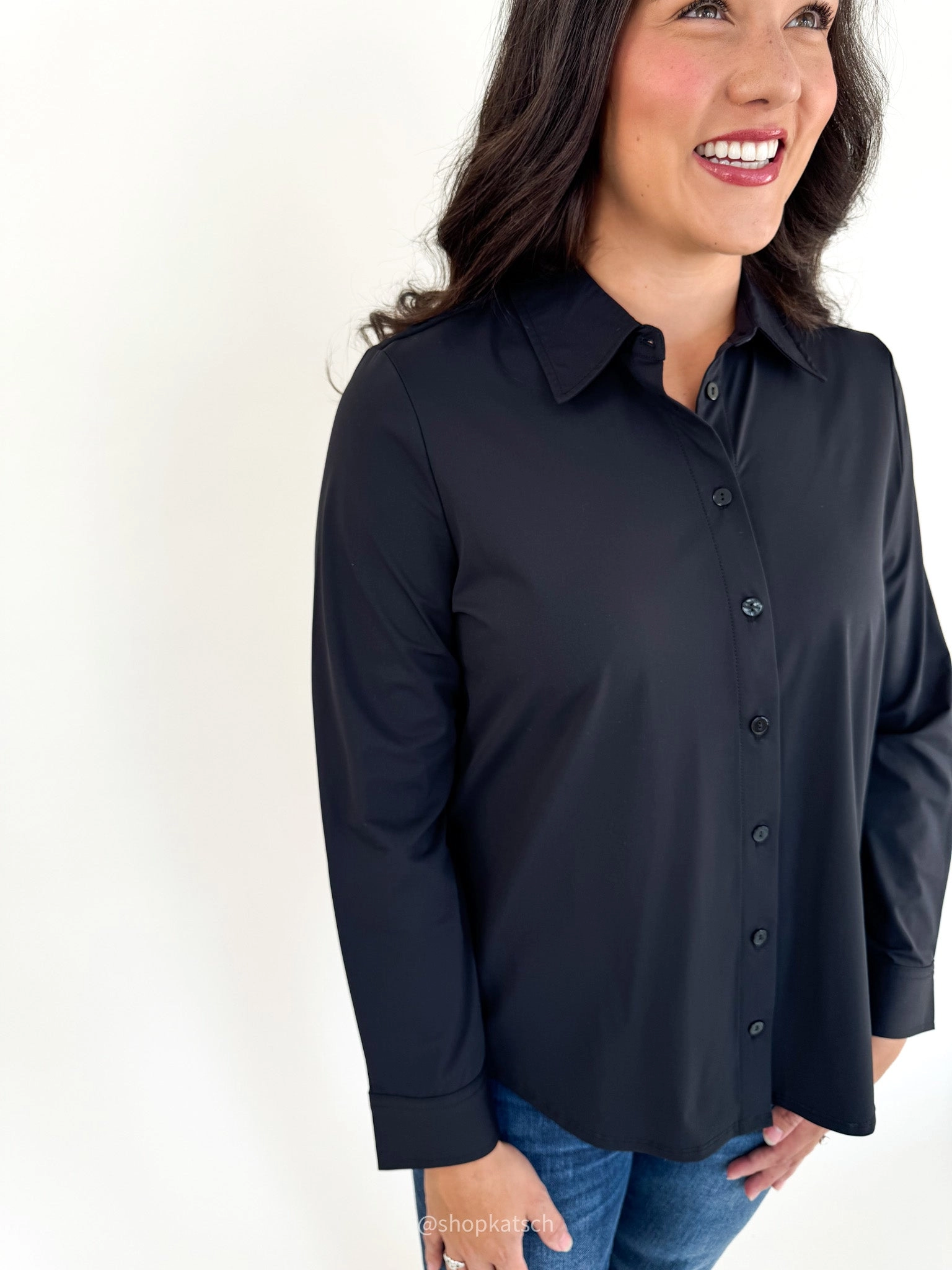 Office Essentials Button Up Blouse