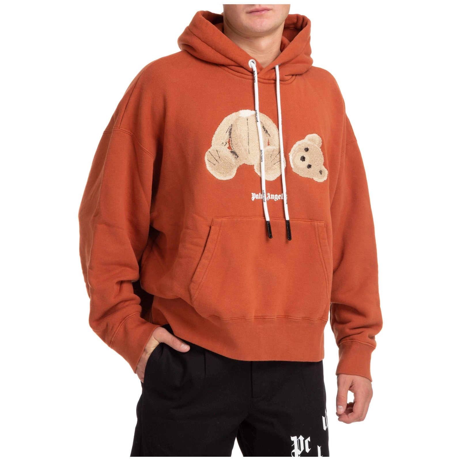 Palm Angels Bear Printed Hoodie