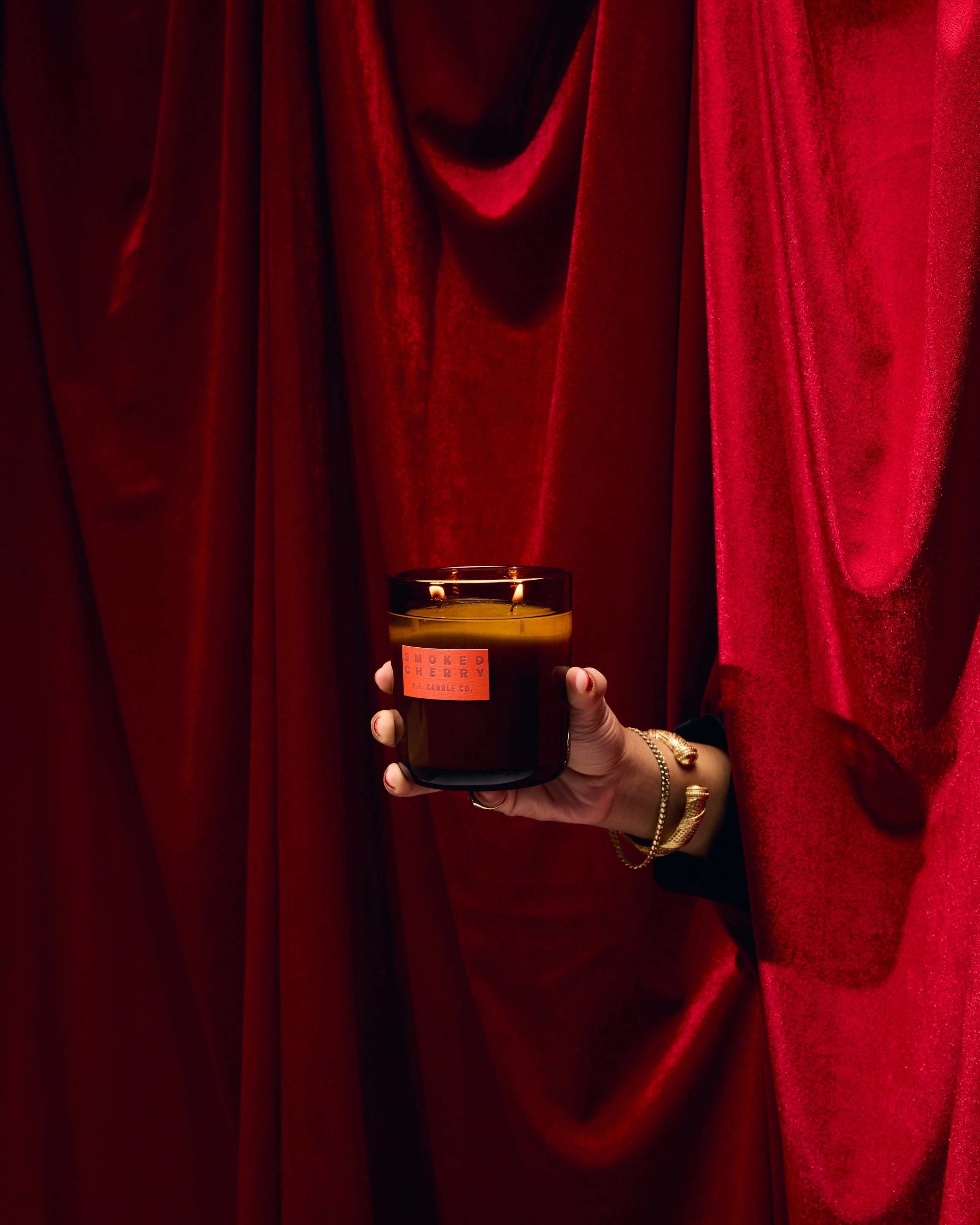 P.F. Candle Co. 13oz HI-FI Candle - Smoked Cherry