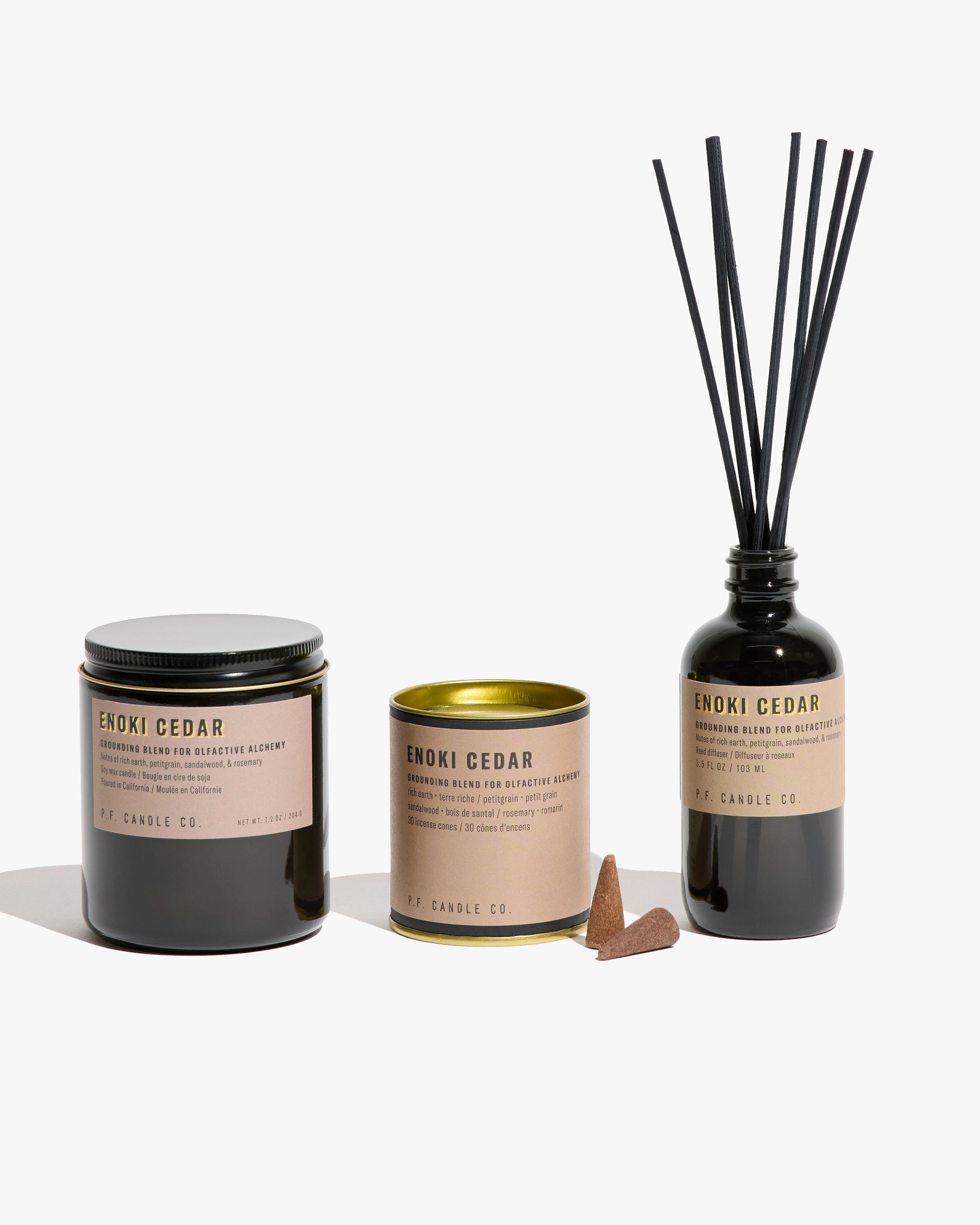 P.F. Candle Co. 7.2oz Alchemy Standard Jar Candle - Enoki Cedar
