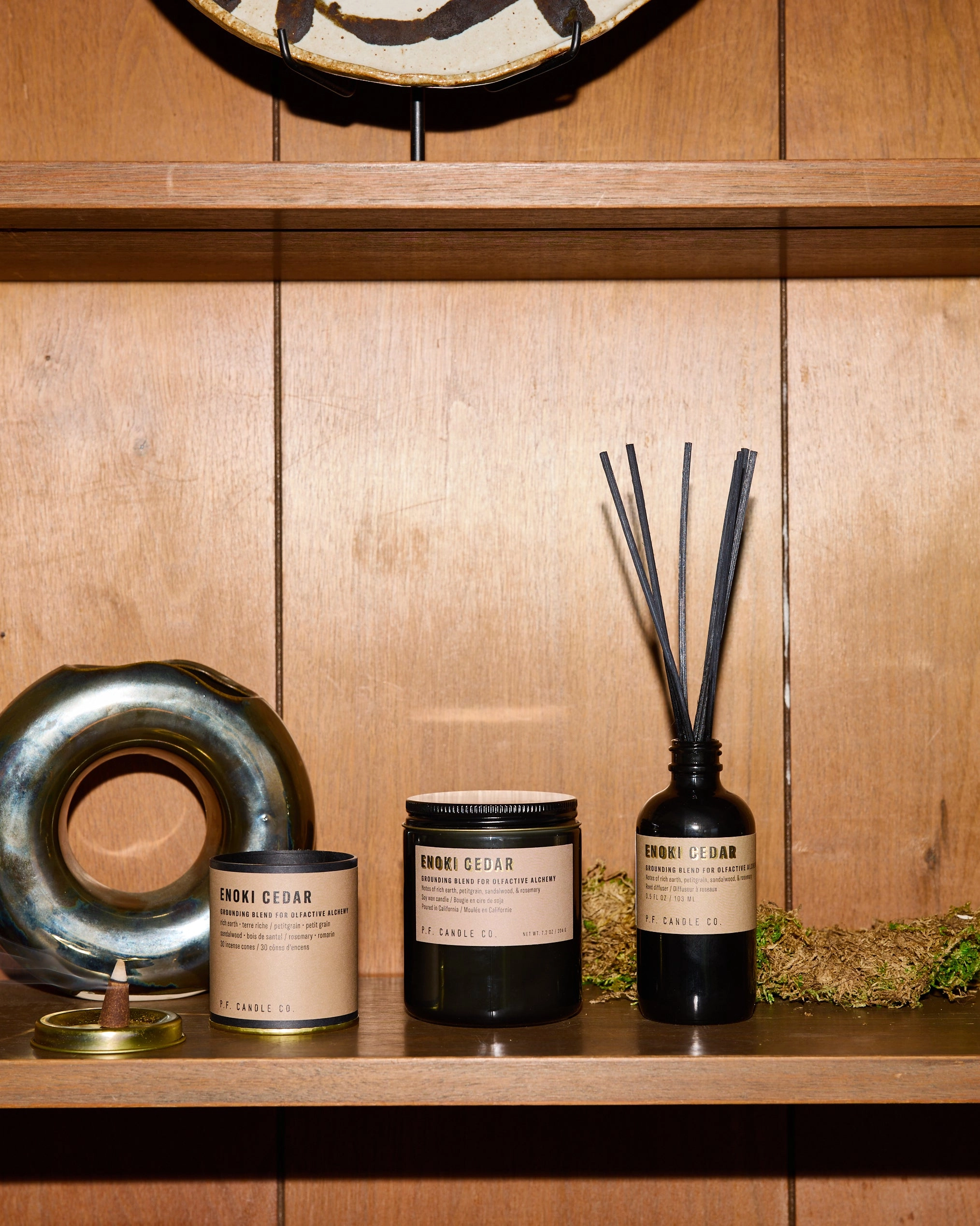 P.F. Candle Co. 7.2oz Alchemy Standard Jar Candle - Enoki Cedar