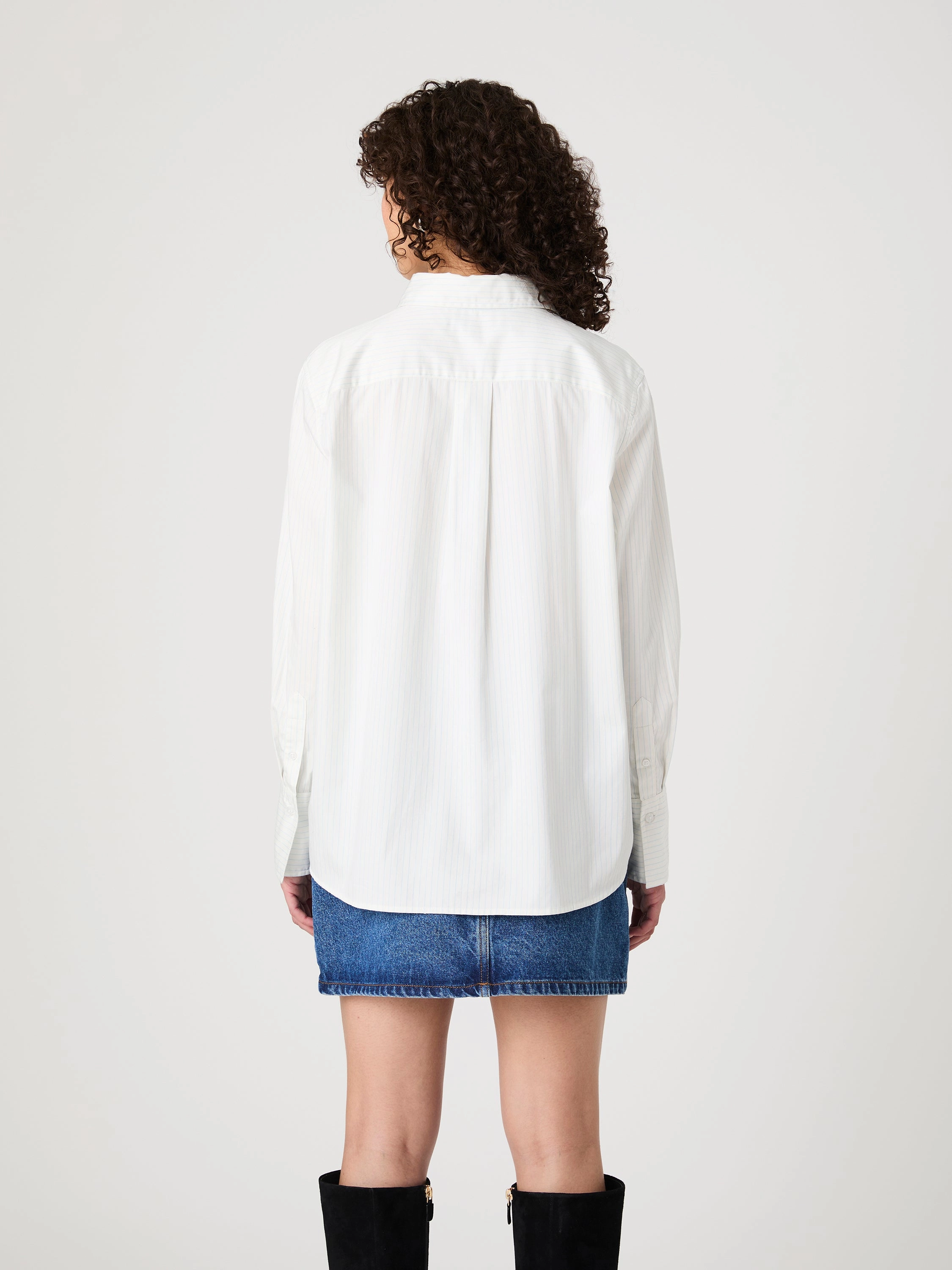 Pinstripe Poplin Button Down