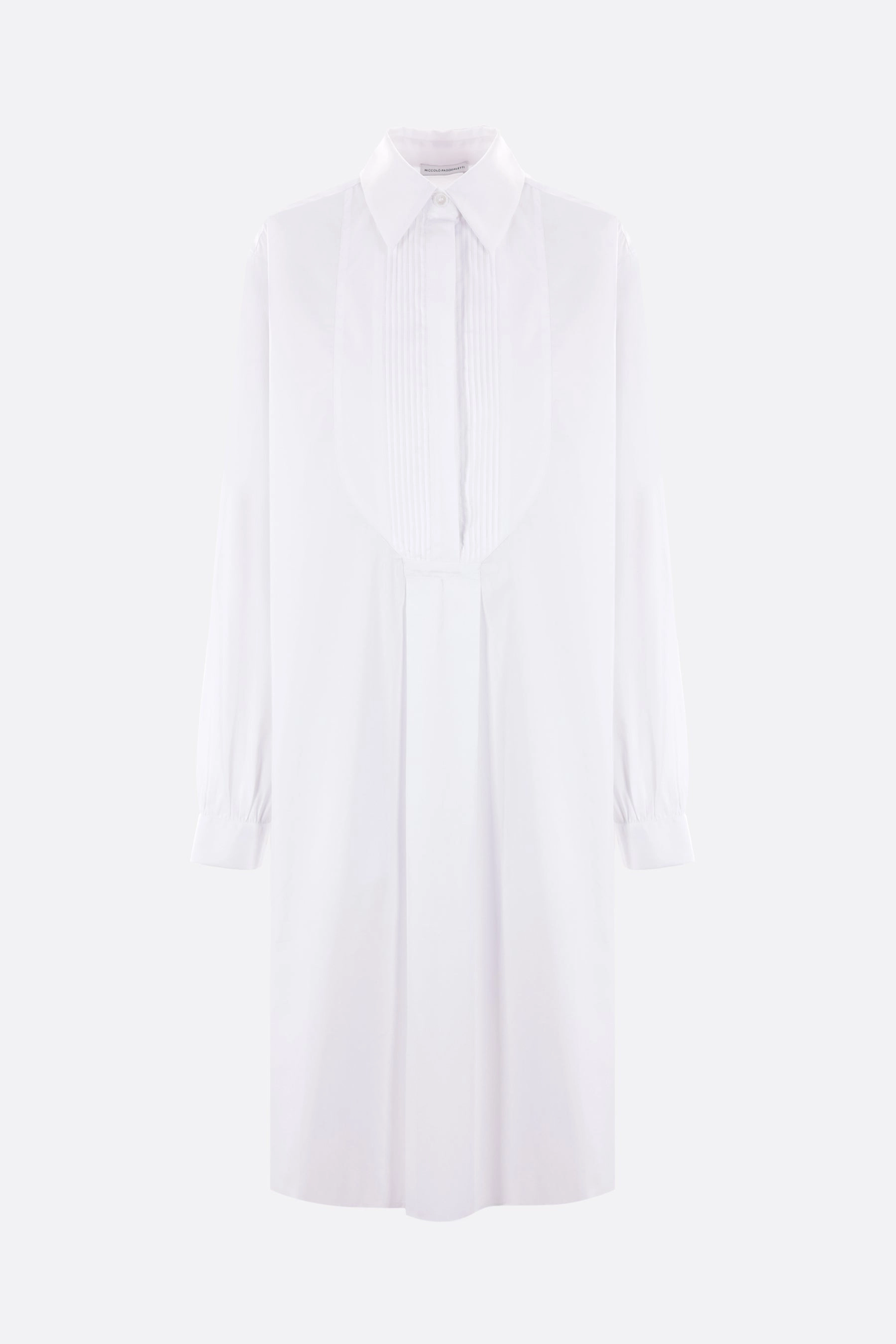 Plastra poplin shirt dress