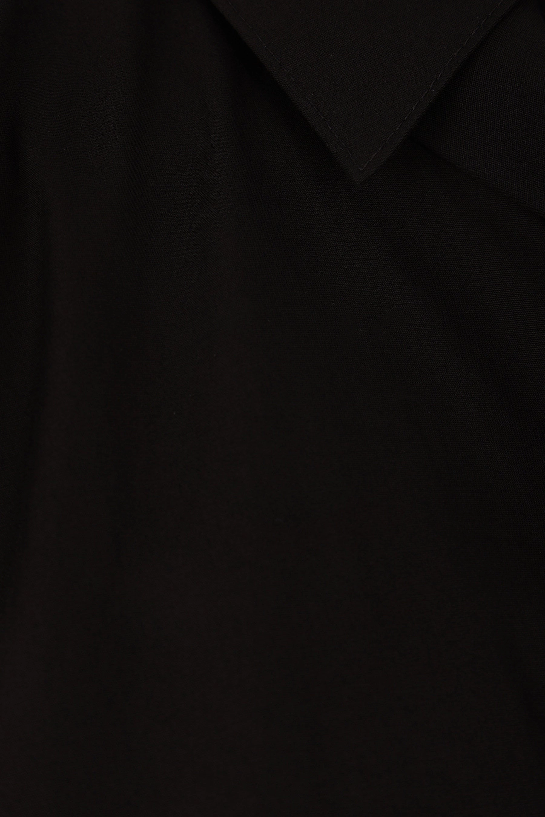 poplin sleeveless tie shirt