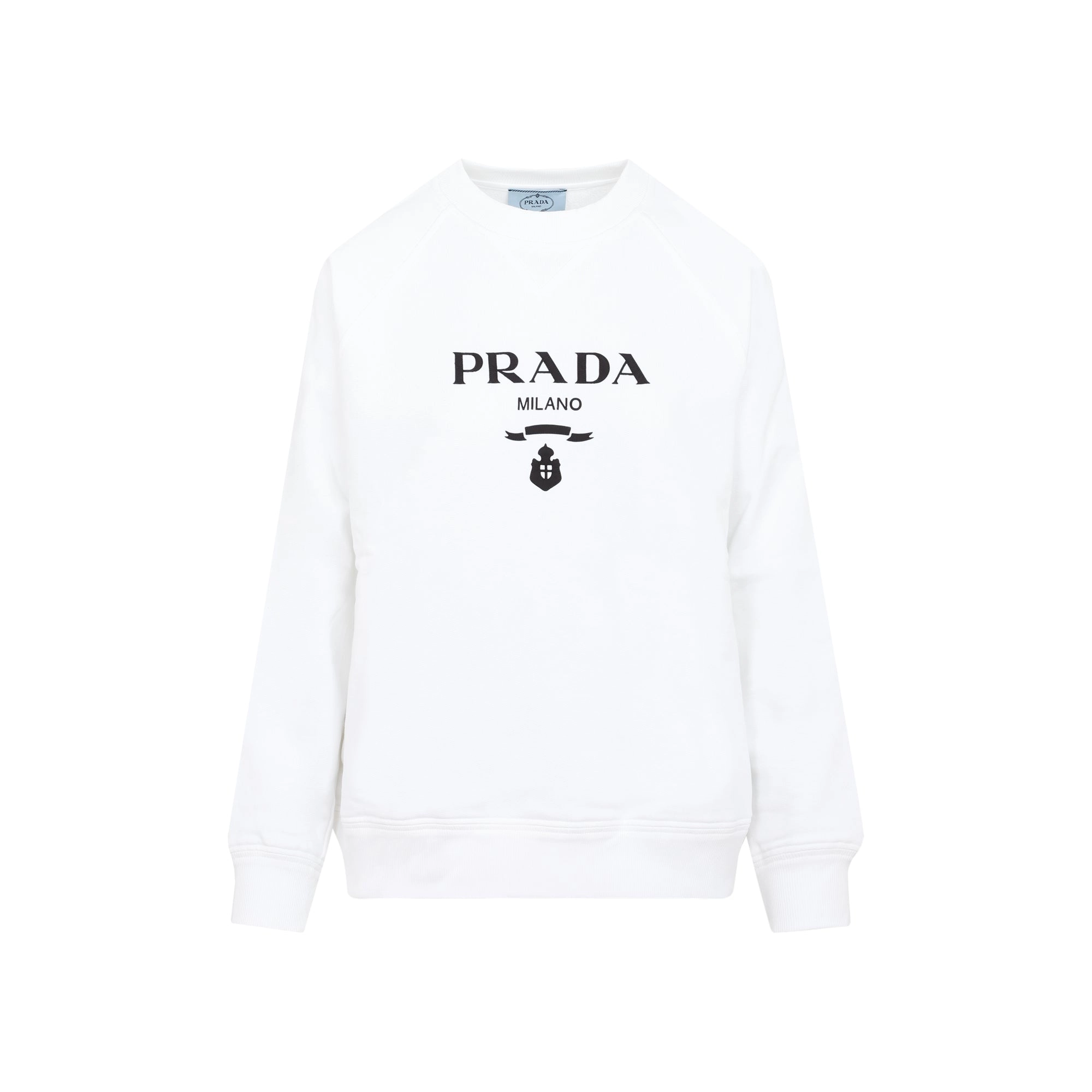 Prada Logo Printed Crewneck Sweatshirt