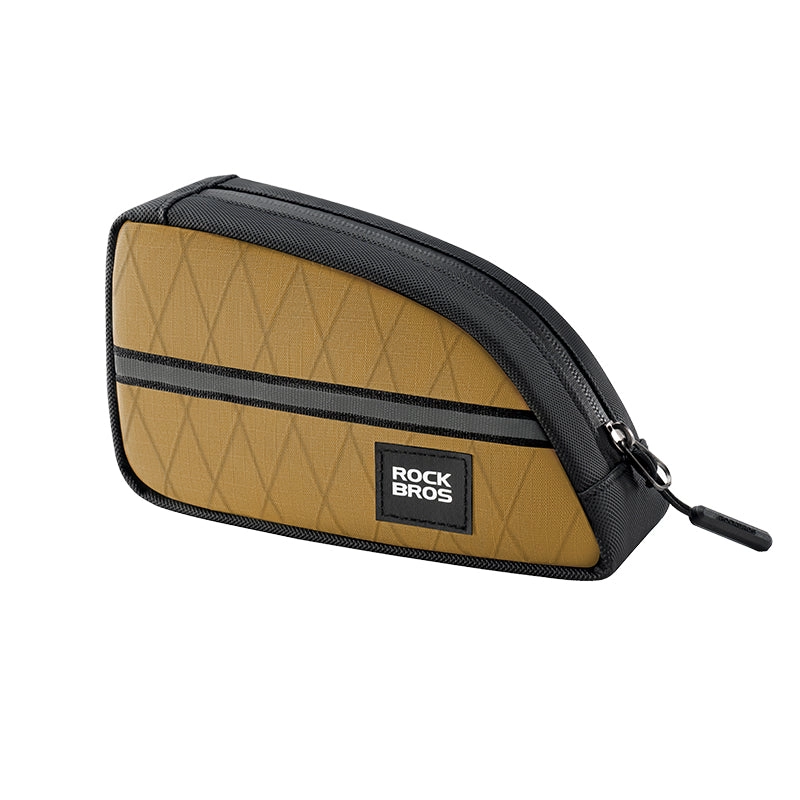 ROCKBROS Bicycle Top Tube Bag Bike Front Frame Bag Waterproof Nylon Pouch Pack 0.9L