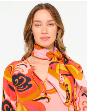 Scarf Costa Nova Orange Cotton