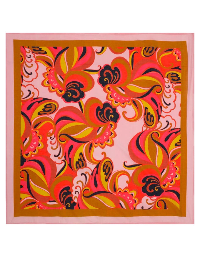 Scarf Costa Nova Orange Cotton