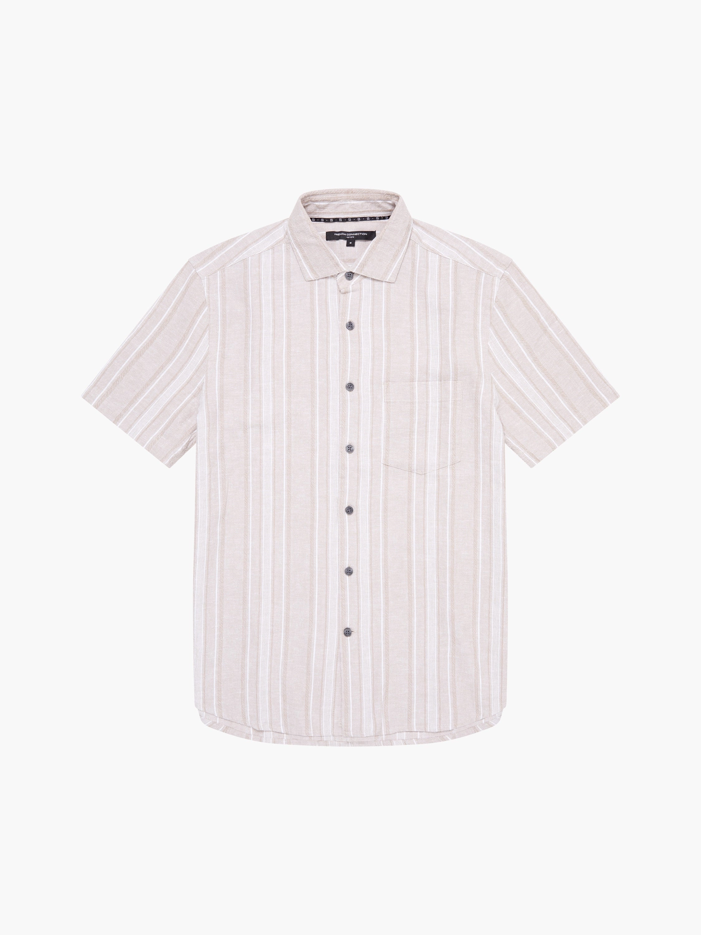 Short Sleeve Stripe Pocket Shirt
