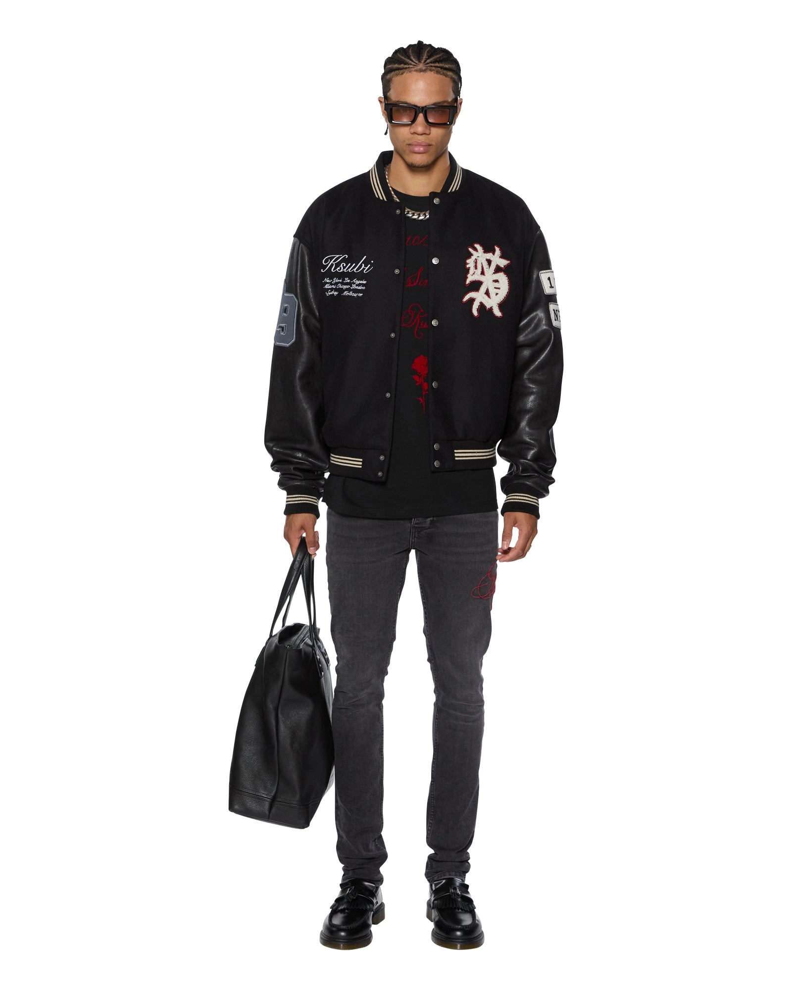 SIN AGAIN BIGGIE SS TEE JET BLACK