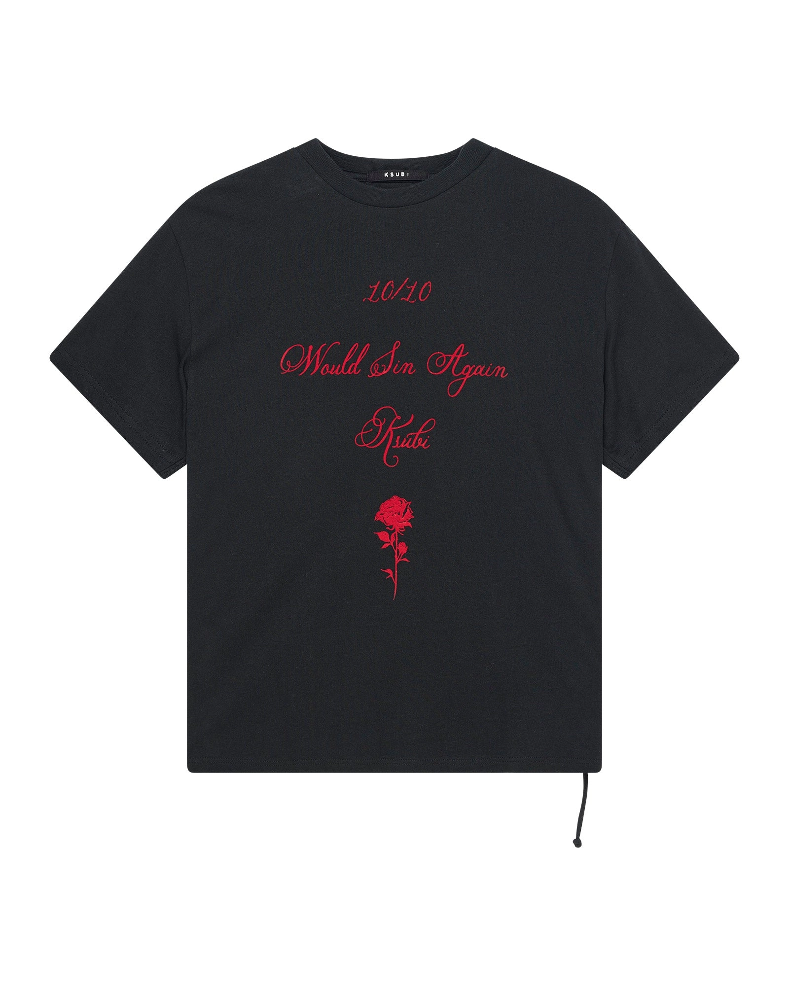 SIN AGAIN BIGGIE SS TEE JET BLACK