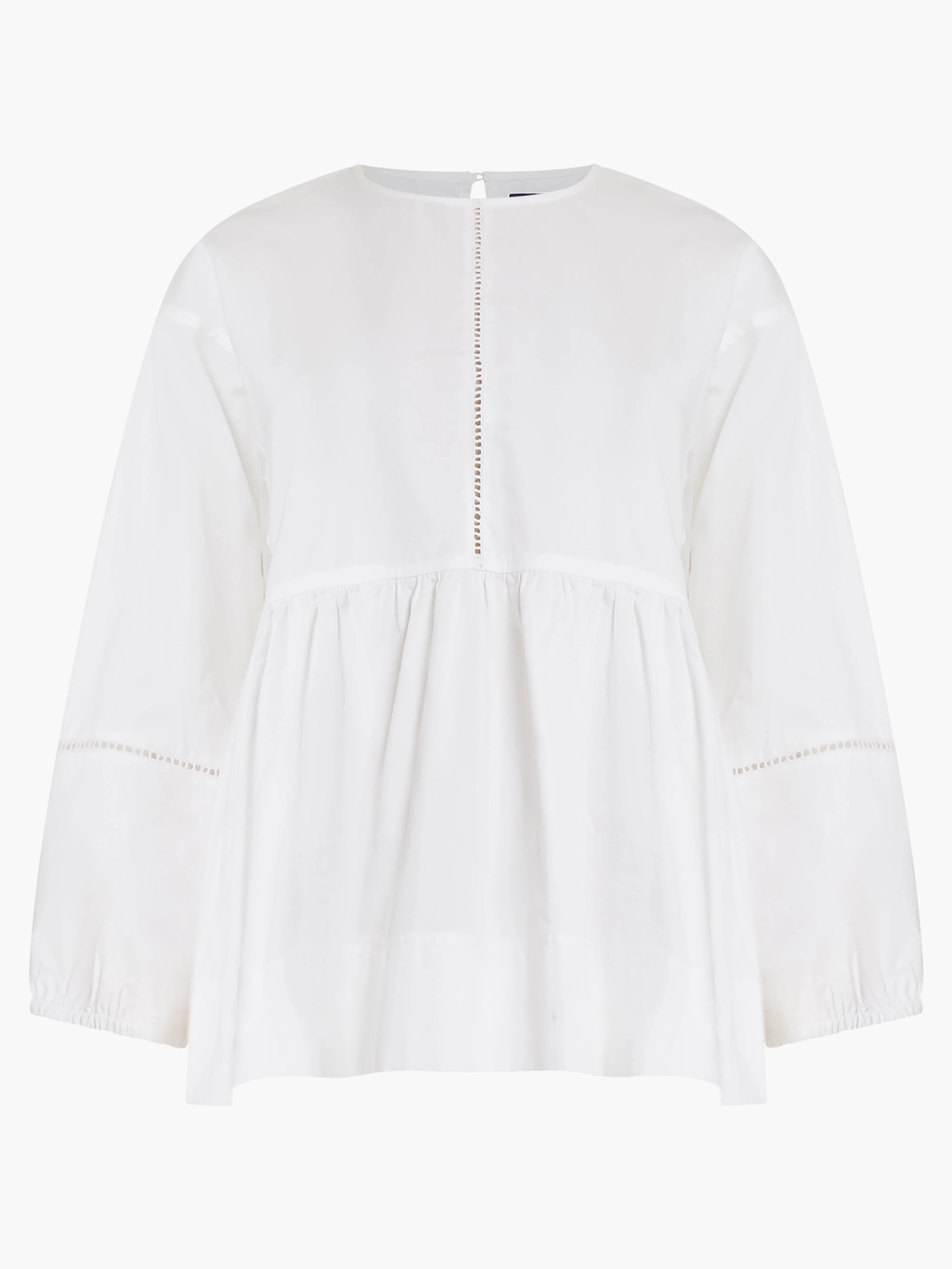 Sindey Embroidered Peplum Top