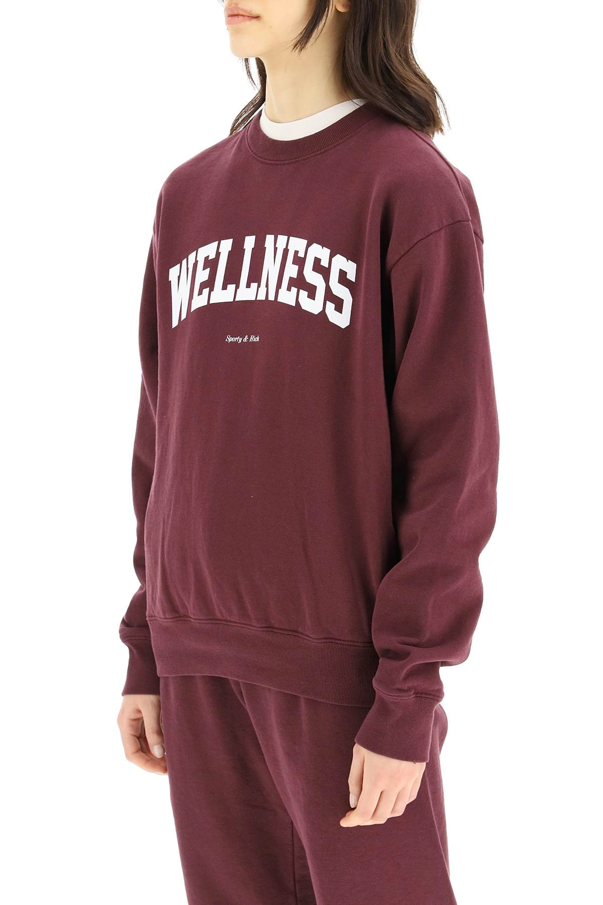 Sporty & Rich Wellness Printed Crewneck Sweatshirt