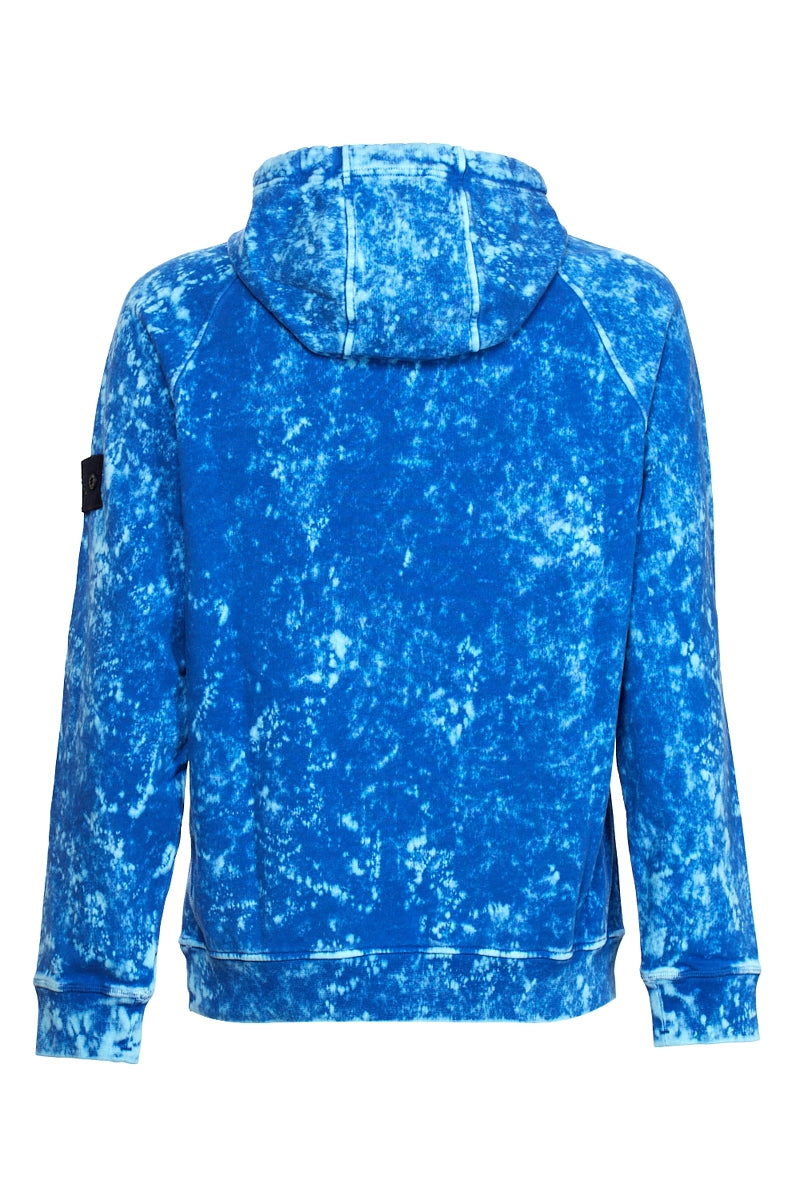 Stone Island Paint Splatter Print Hoodie