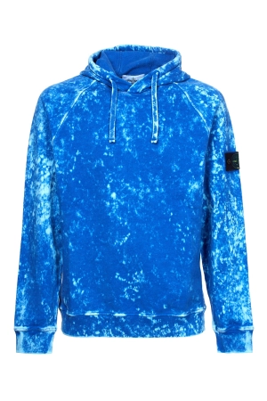 Stone Island Paint Splatter Print Hoodie