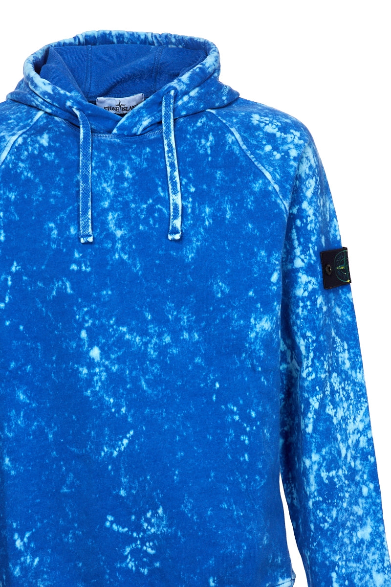 Stone Island Paint Splatter Print Hoodie