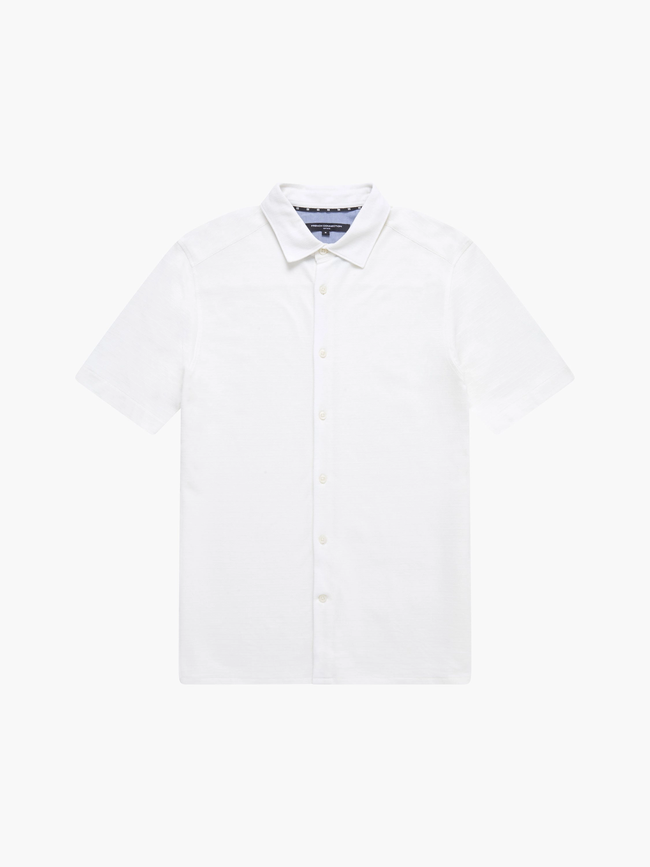 Stripe Texture Jersey Short Sleeve Shirt