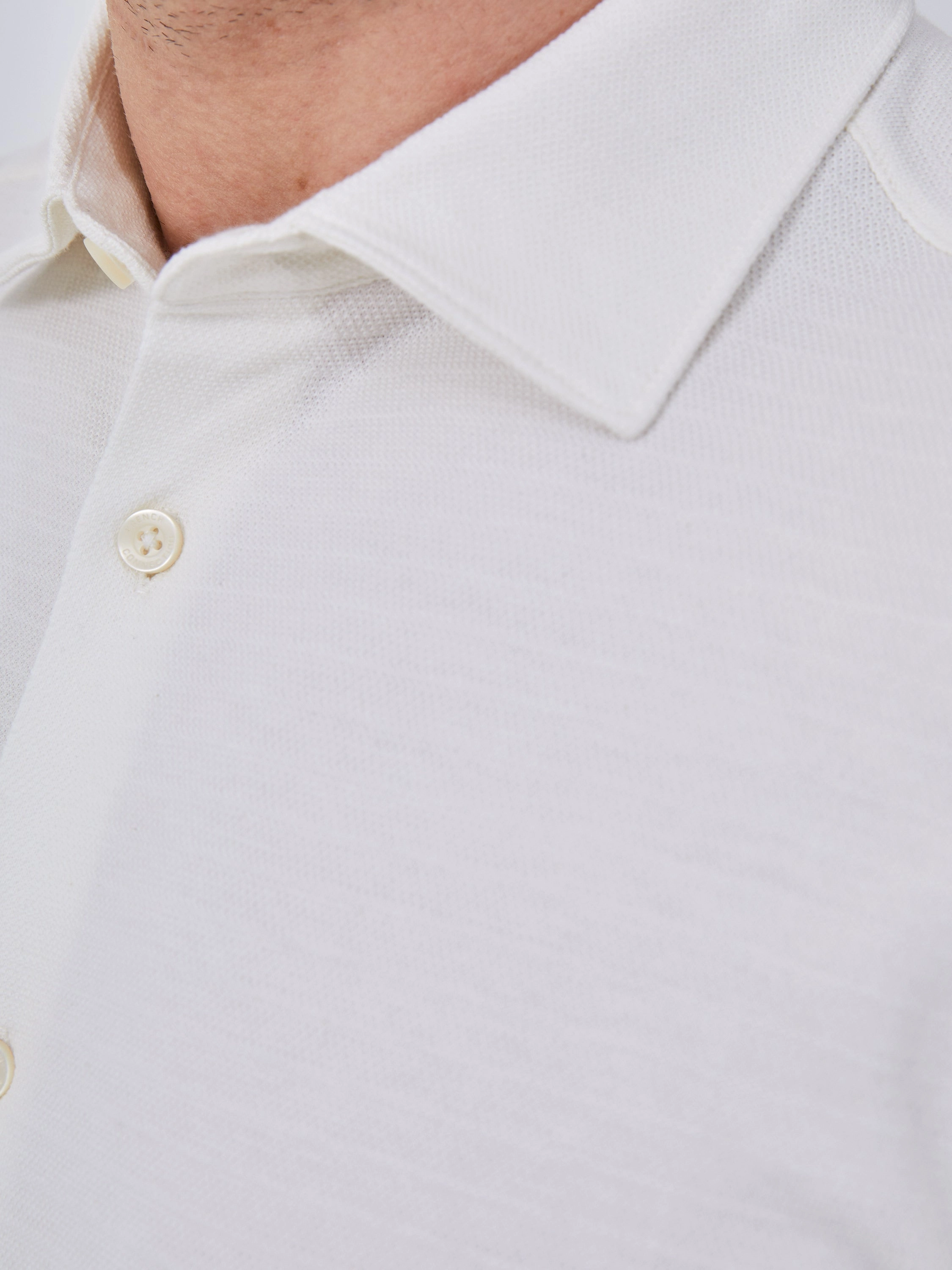 Stripe Texture Jersey Short Sleeve Shirt