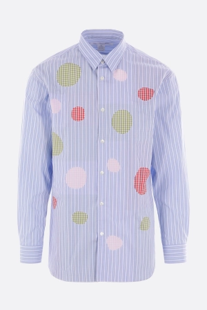 striped cotton poplin shirt