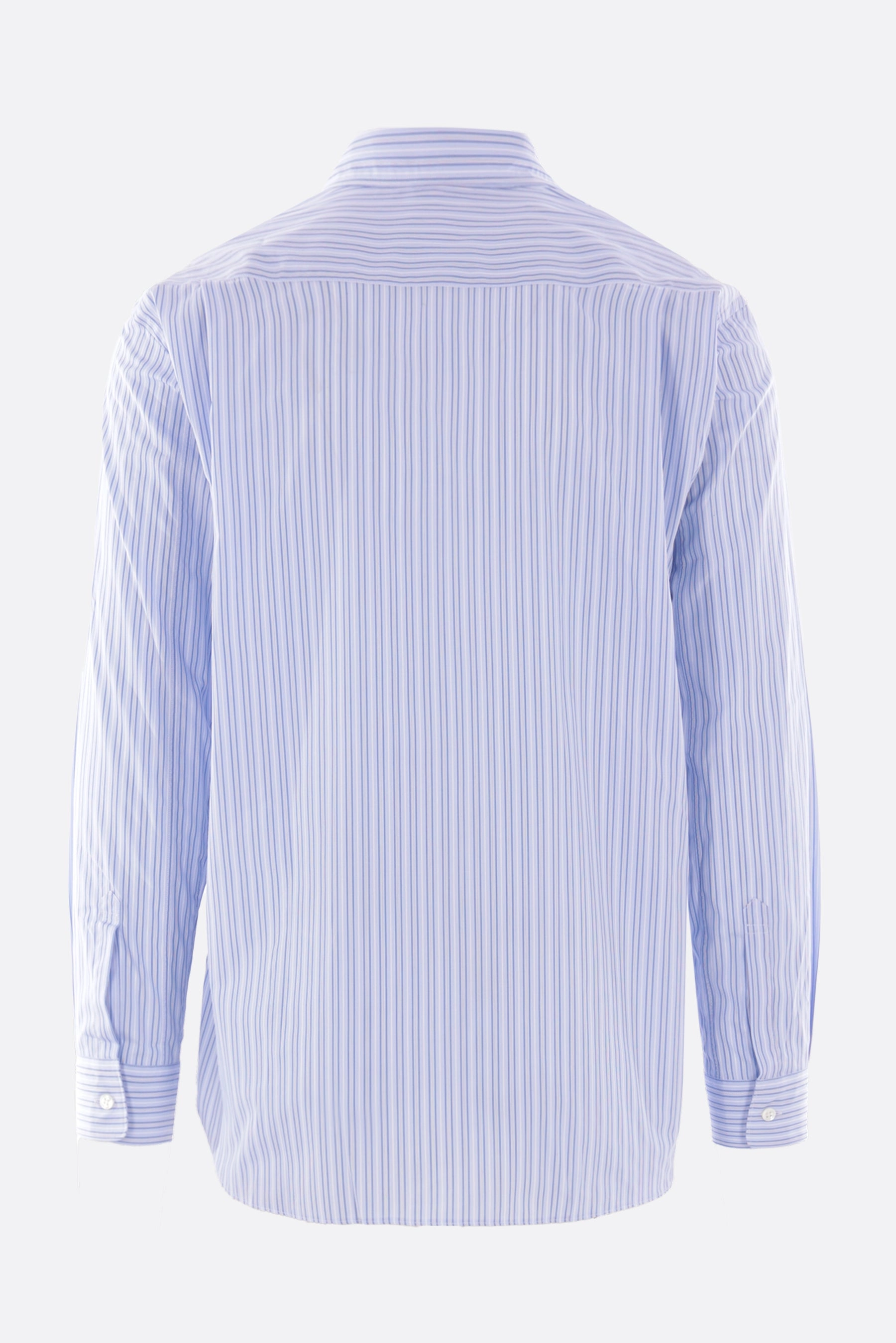striped cotton poplin shirt