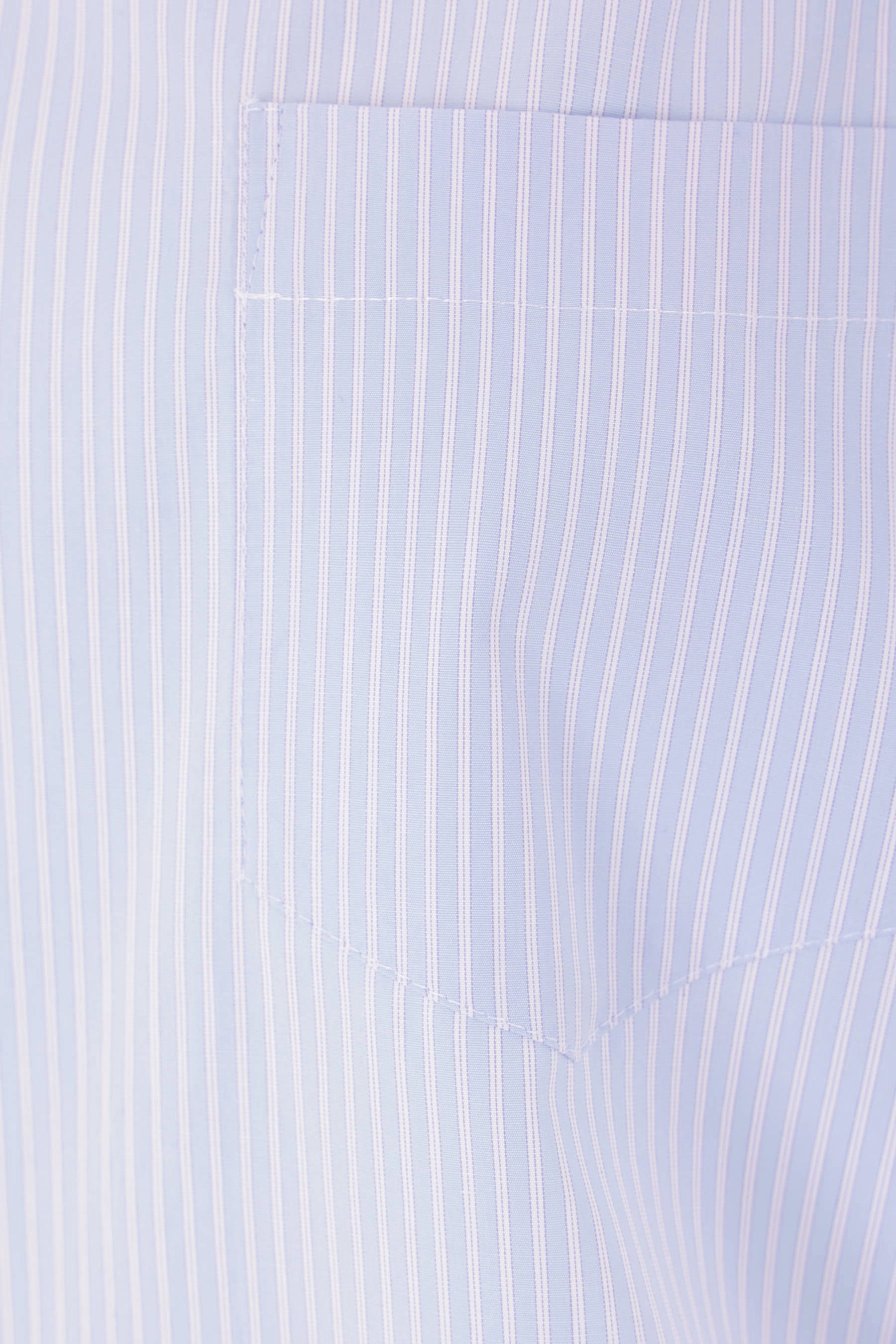 striped cotton poplin top