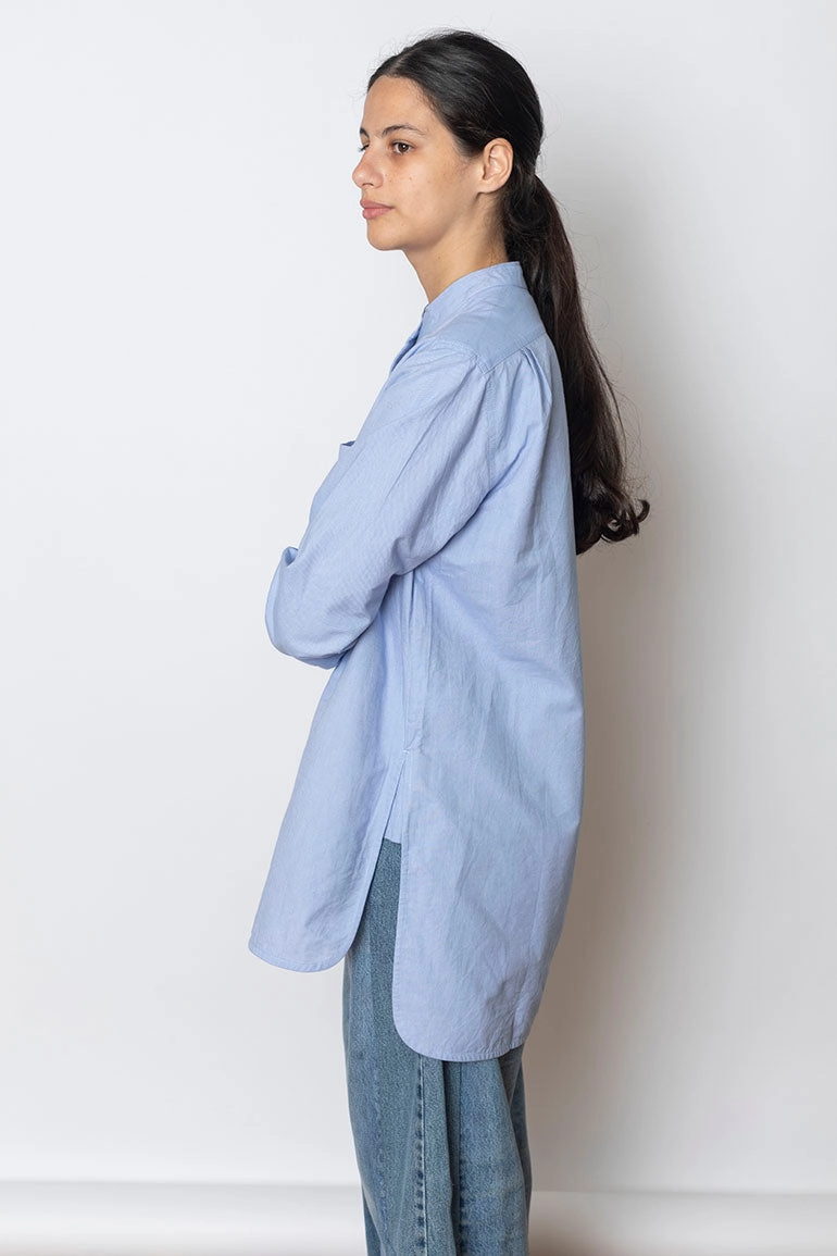 Taro Cotton Oxford Shirt - Chambray