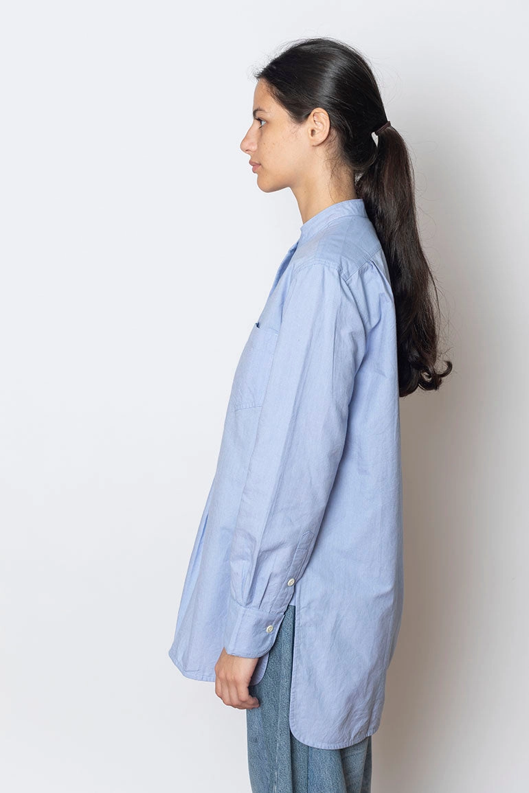 Taro Cotton Oxford Shirt - Chambray
