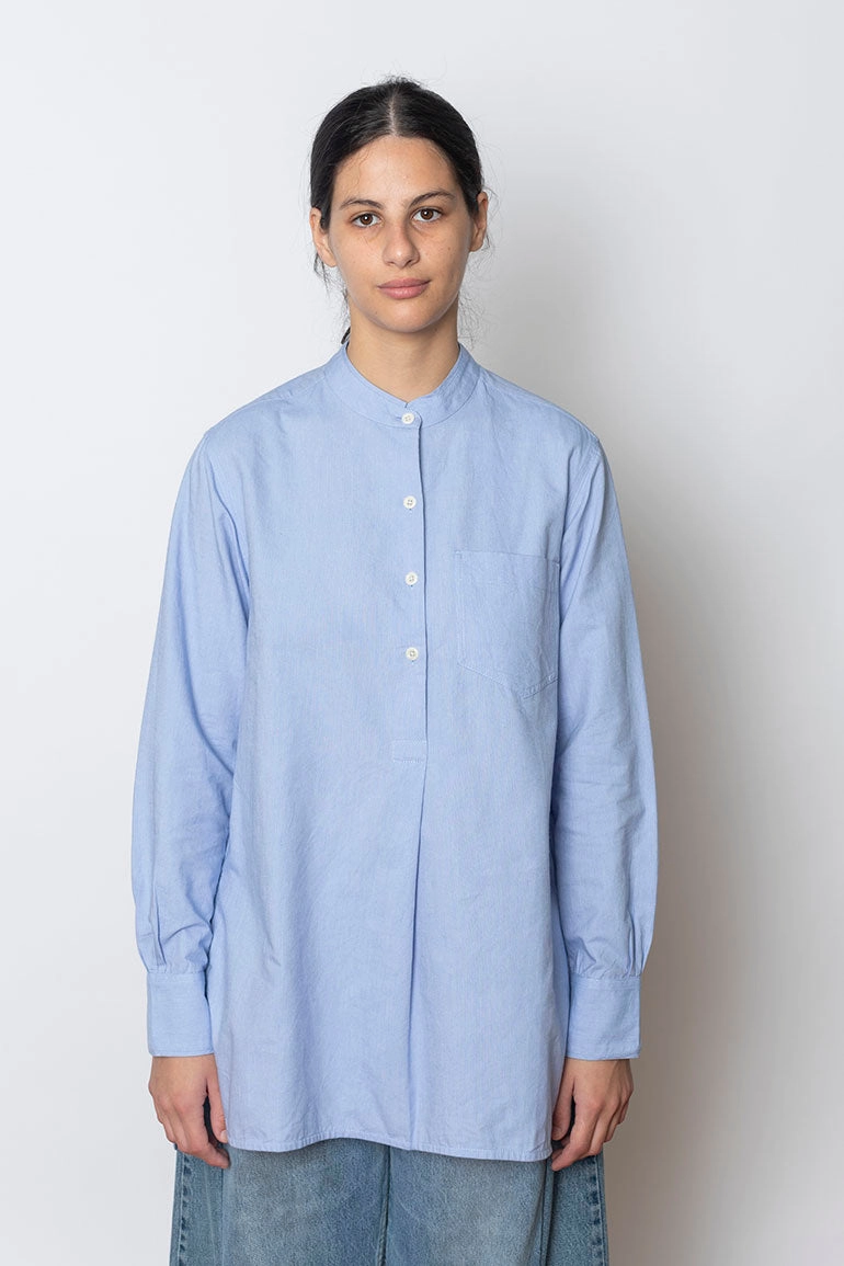 Taro Cotton Oxford Shirt - Chambray