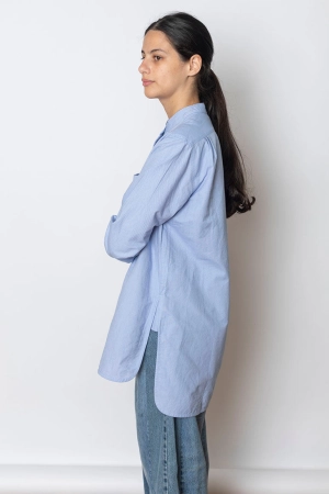 Taro Cotton Oxford Shirt - Chambray