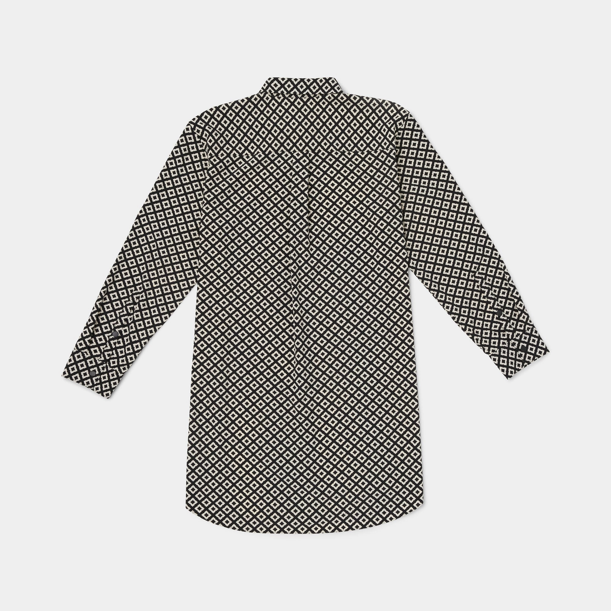 Tech Slk Shirt Dress