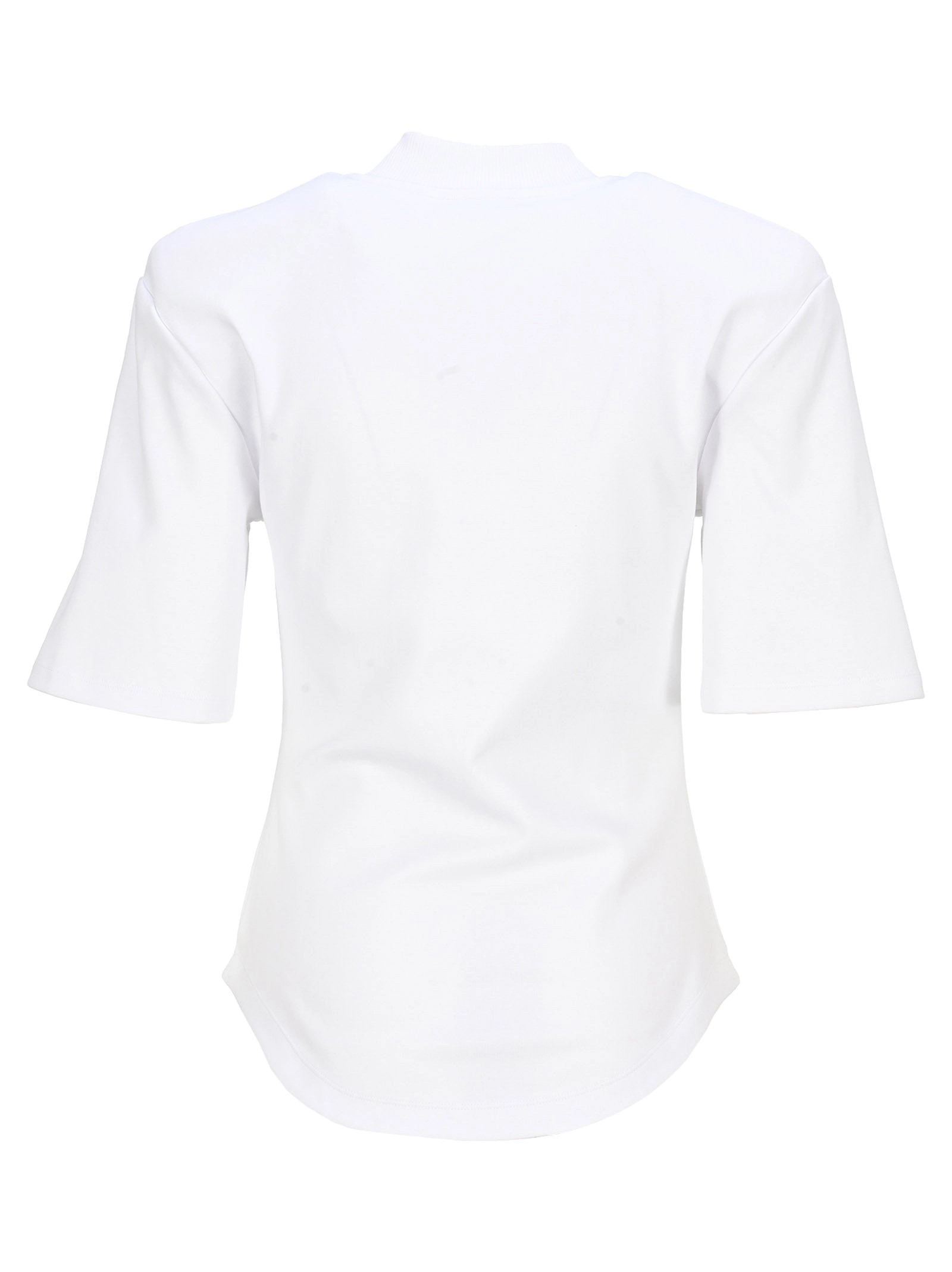 The Attico V-Neck Short-Sleeve T-Shirt