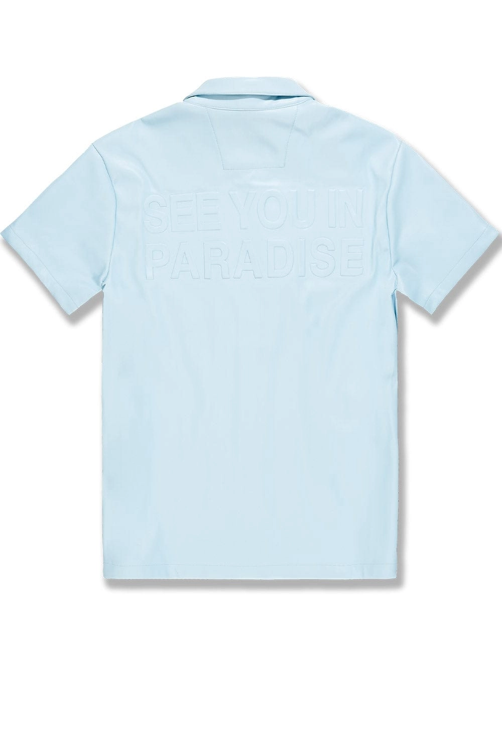 Thriller Full Zip S/S Shirt (Sky Blue)