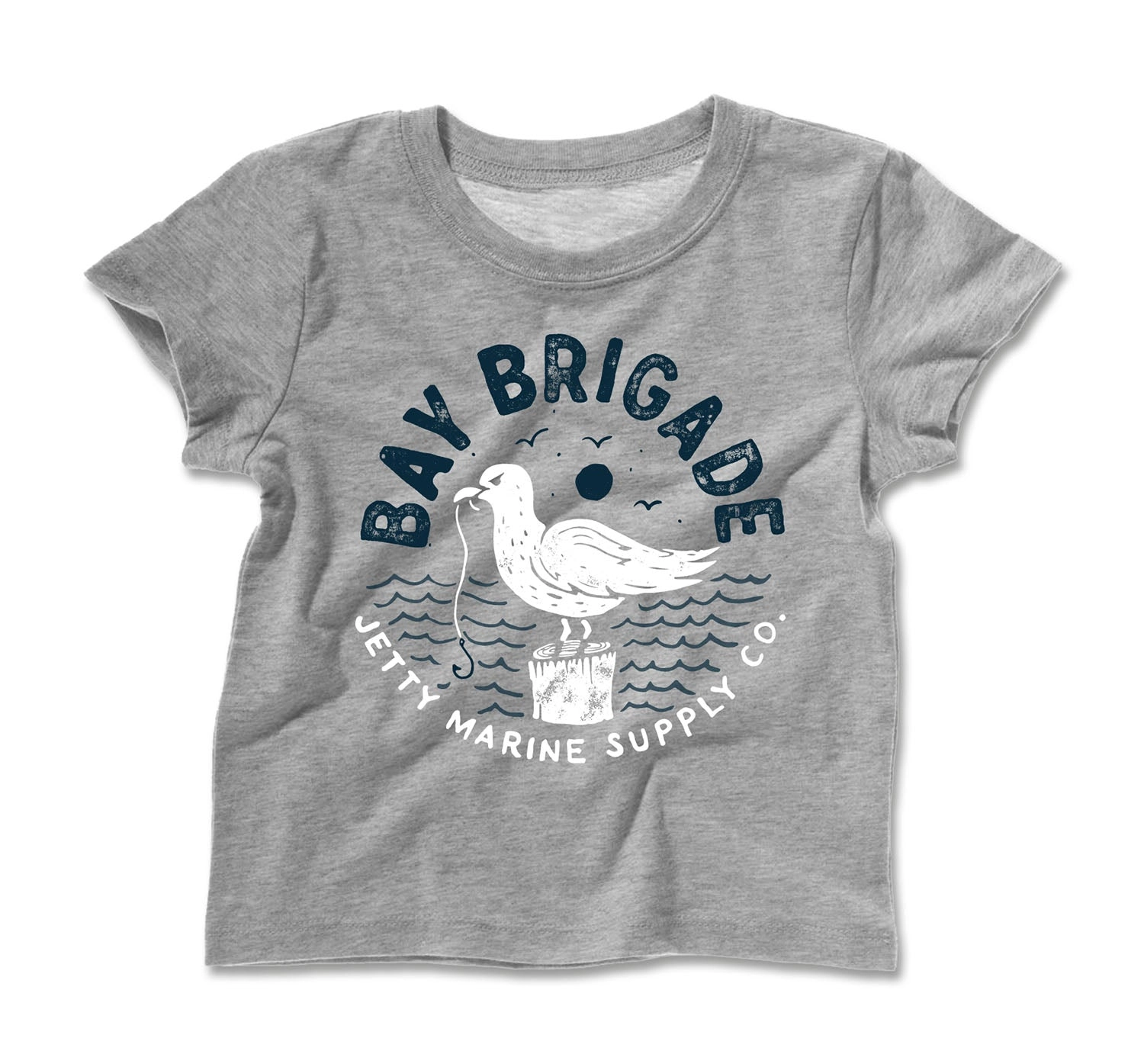 Tot Bay Brigade- Heather Grey