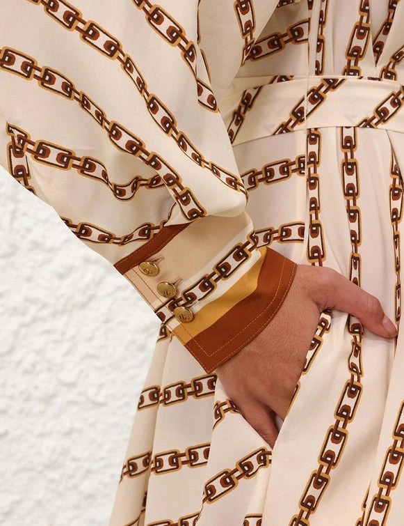Tuck Mini Shirt Dress